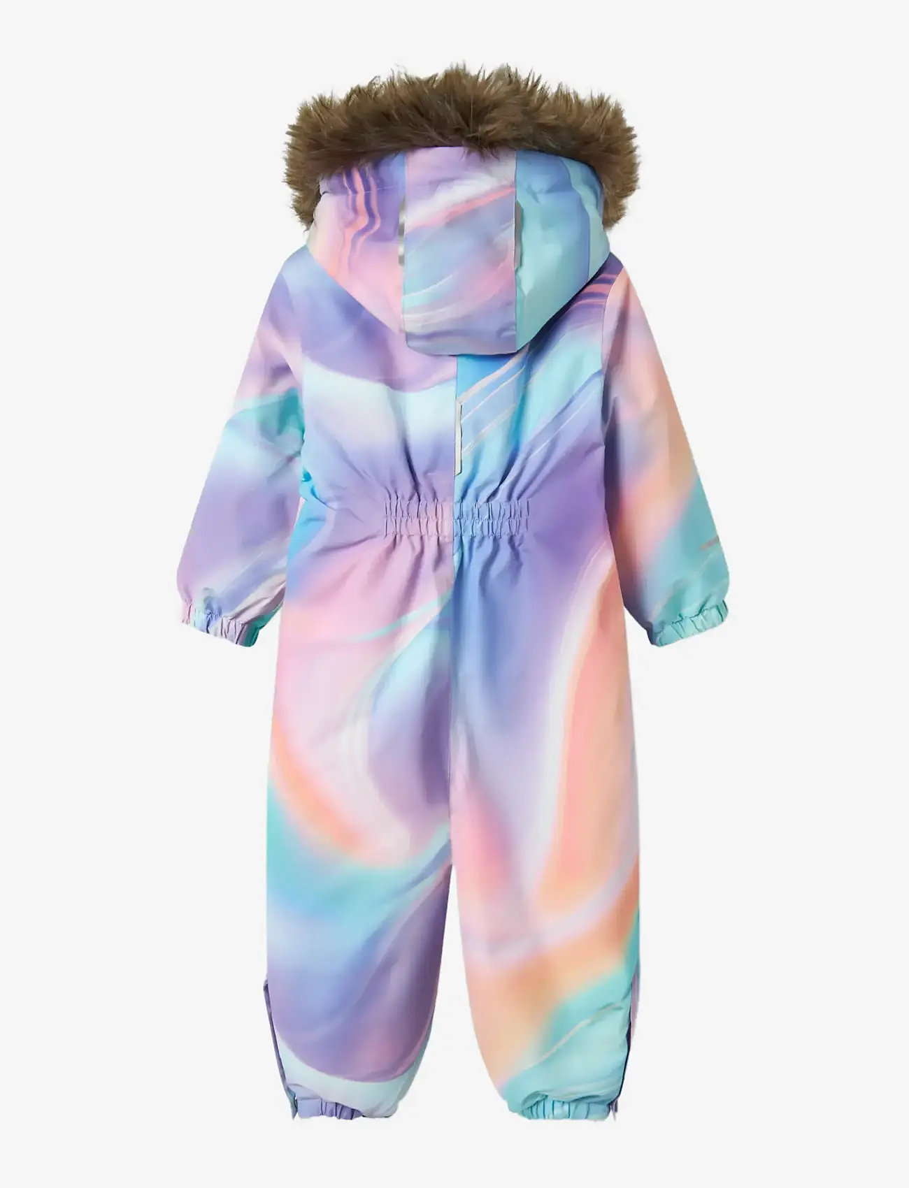 name it - NMFSNOW10 SUIT AOP FO NOOS - schneeanzug - sunlit allium - 2