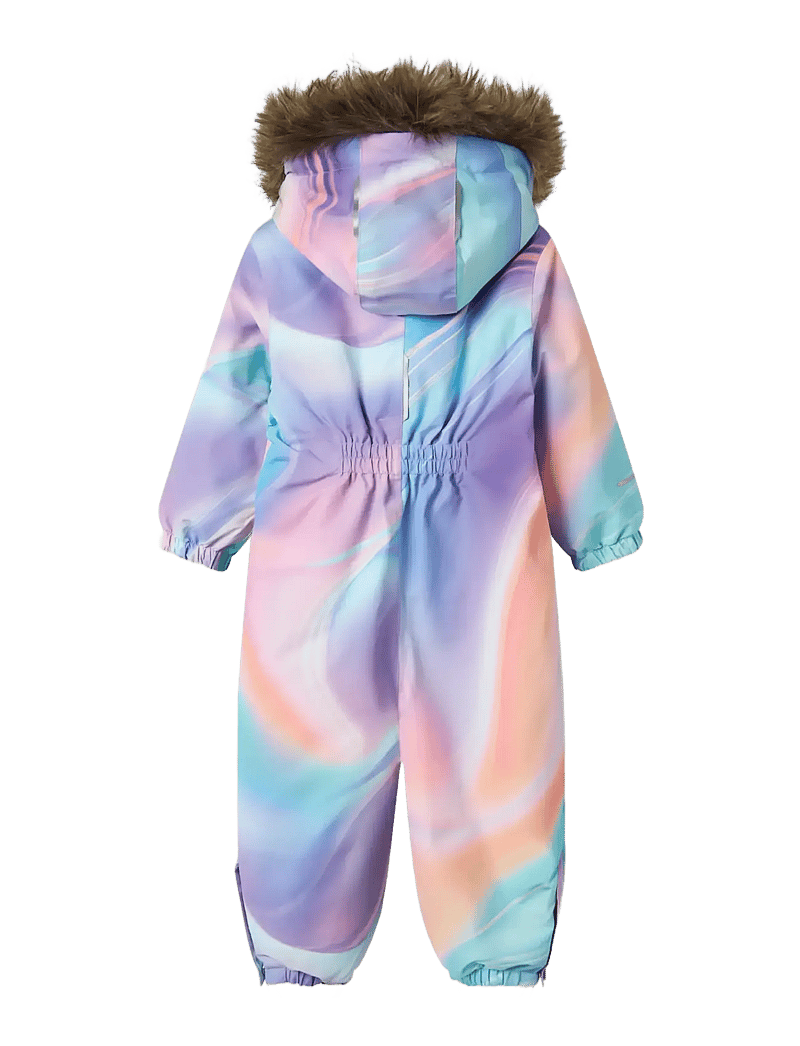 name it - NMFSNOW10 SUIT AOP FO NOOS - schneeanzug - sunlit allium - 2