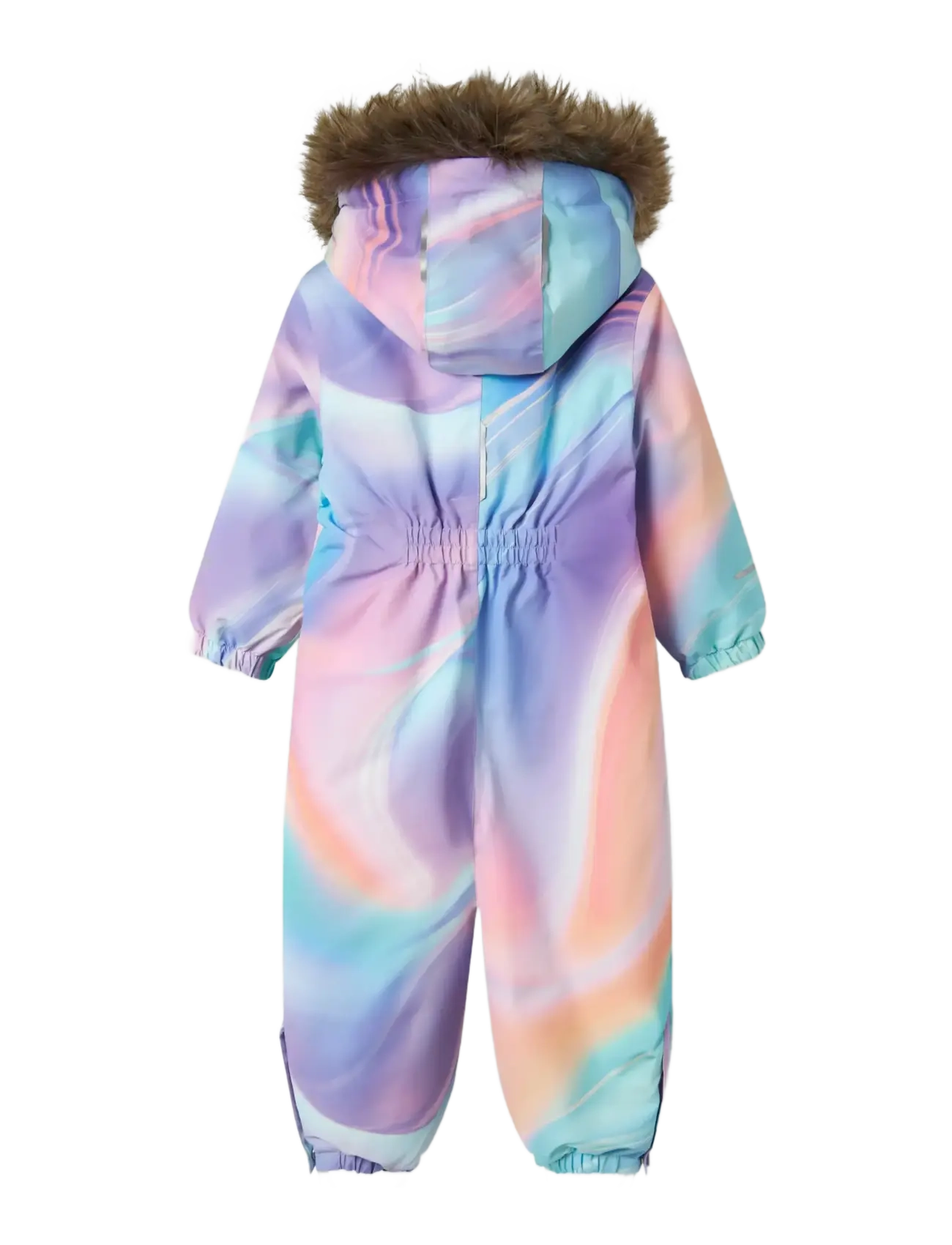 name it - NMFSNOW10 SUIT AOP FO NOOS - snowsuit - sunlit allium - 2
