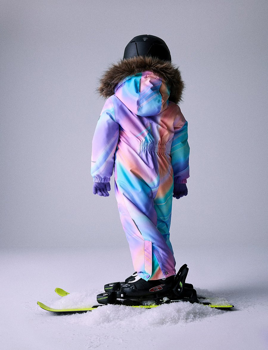 name it - NMFSNOW10 SUIT AOP FO NOOS - snowsuit - sunlit allium - 3