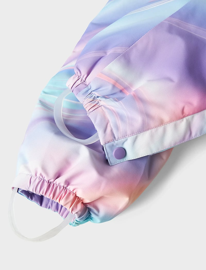 name it - NMFSNOW10 SUIT AOP FO NOOS - schneeanzug - sunlit allium - 5