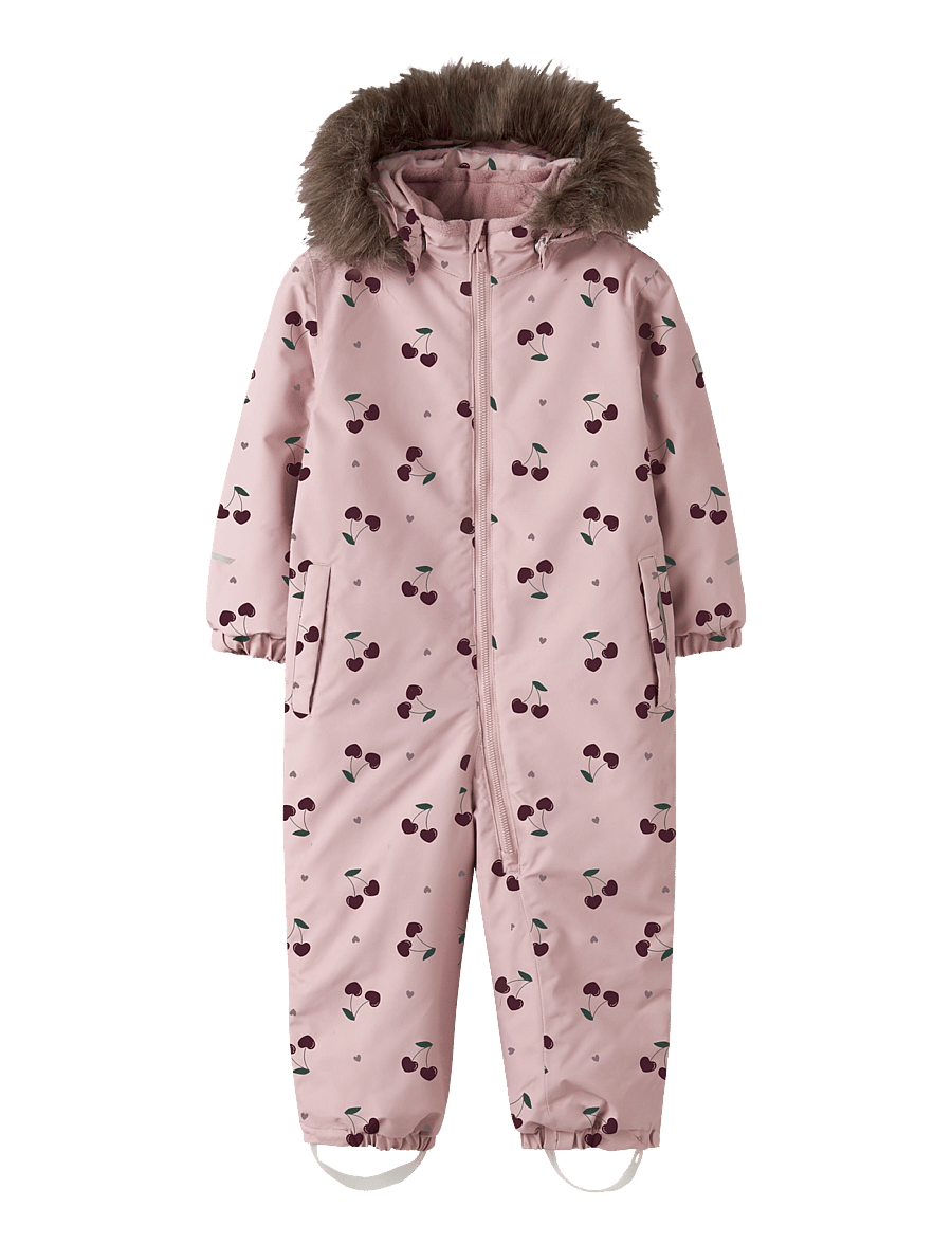 name it - NMFSNOW10 SUIT AOP FO NOOS - schneeanzug - violet ice - 0