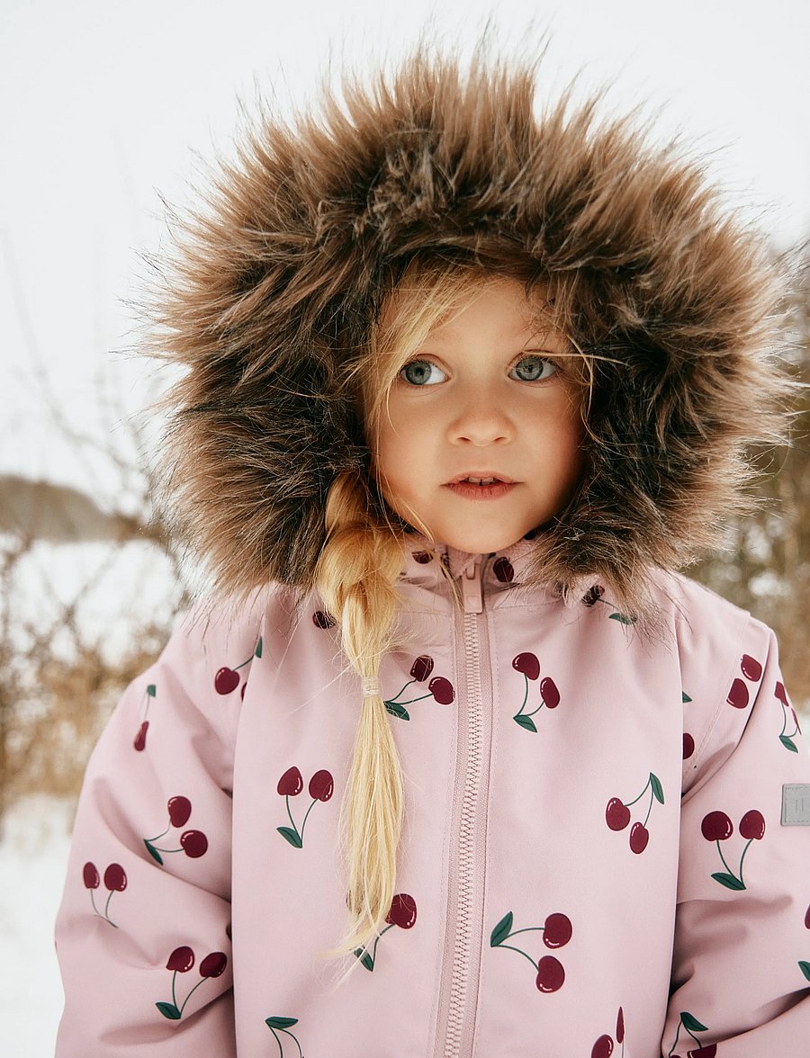 name it - NMFSNOW10 SUIT AOP FO NOOS - schneeanzug - violet ice - 2