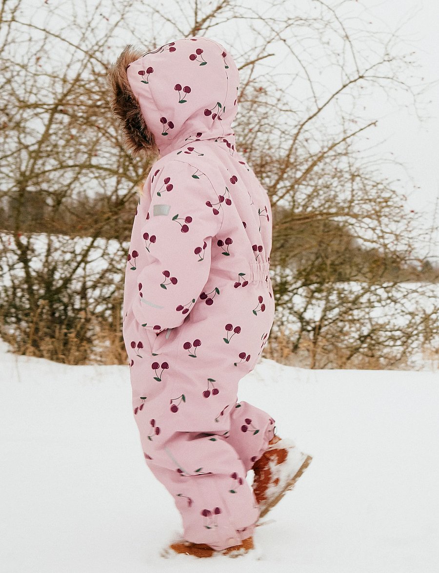 name it - NMFSNOW10 SUIT AOP FO NOOS - schneeanzug - violet ice - 3