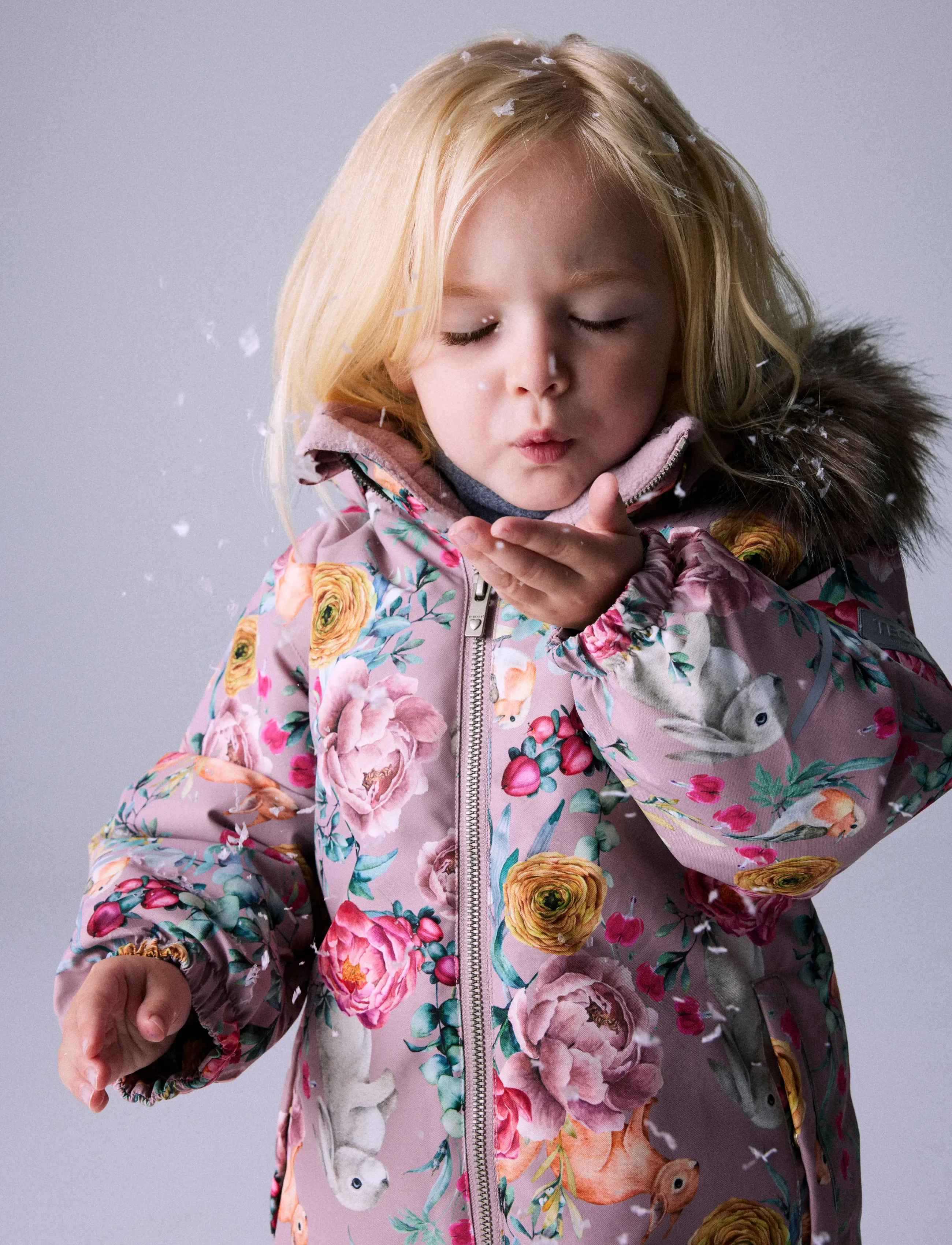 name it - NMFSNOW10 SUIT AOP FO NOOS - snowsuit - woodrose - 3