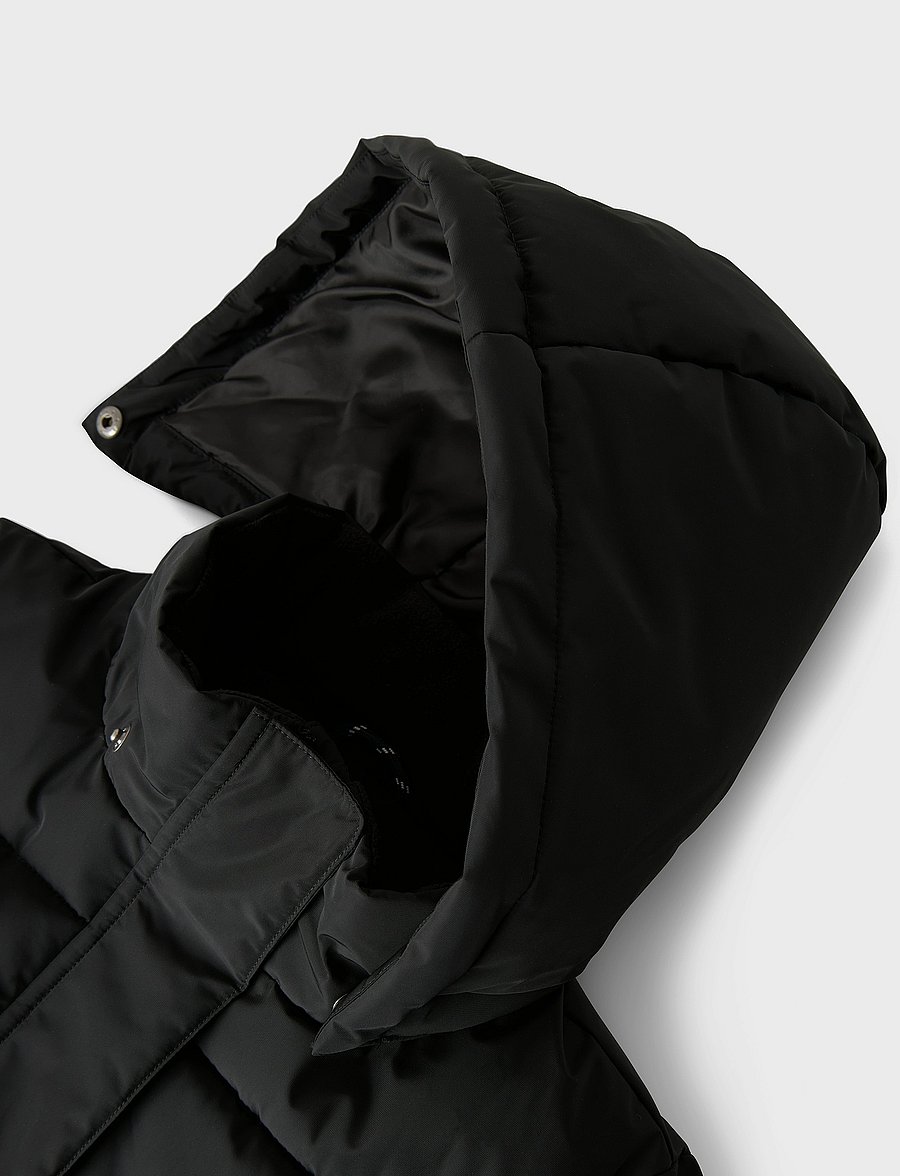name it - NKFMEDOW03 JACKET LONG FO NOOS - skijakker - black - 4