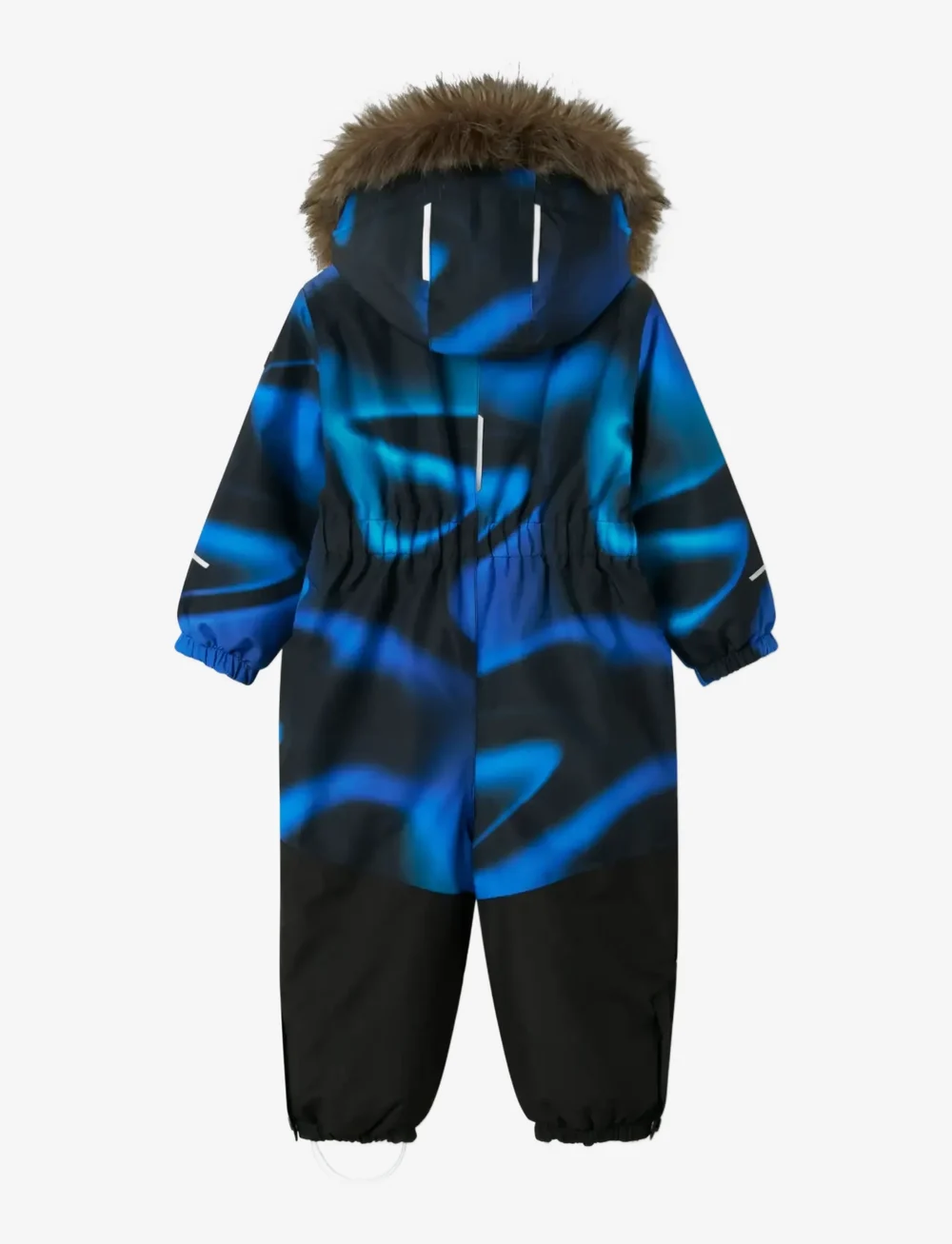 name it - NMMSNOW10 SUIT LINE AOP FO - schneeanzug - brilliant blue - 2