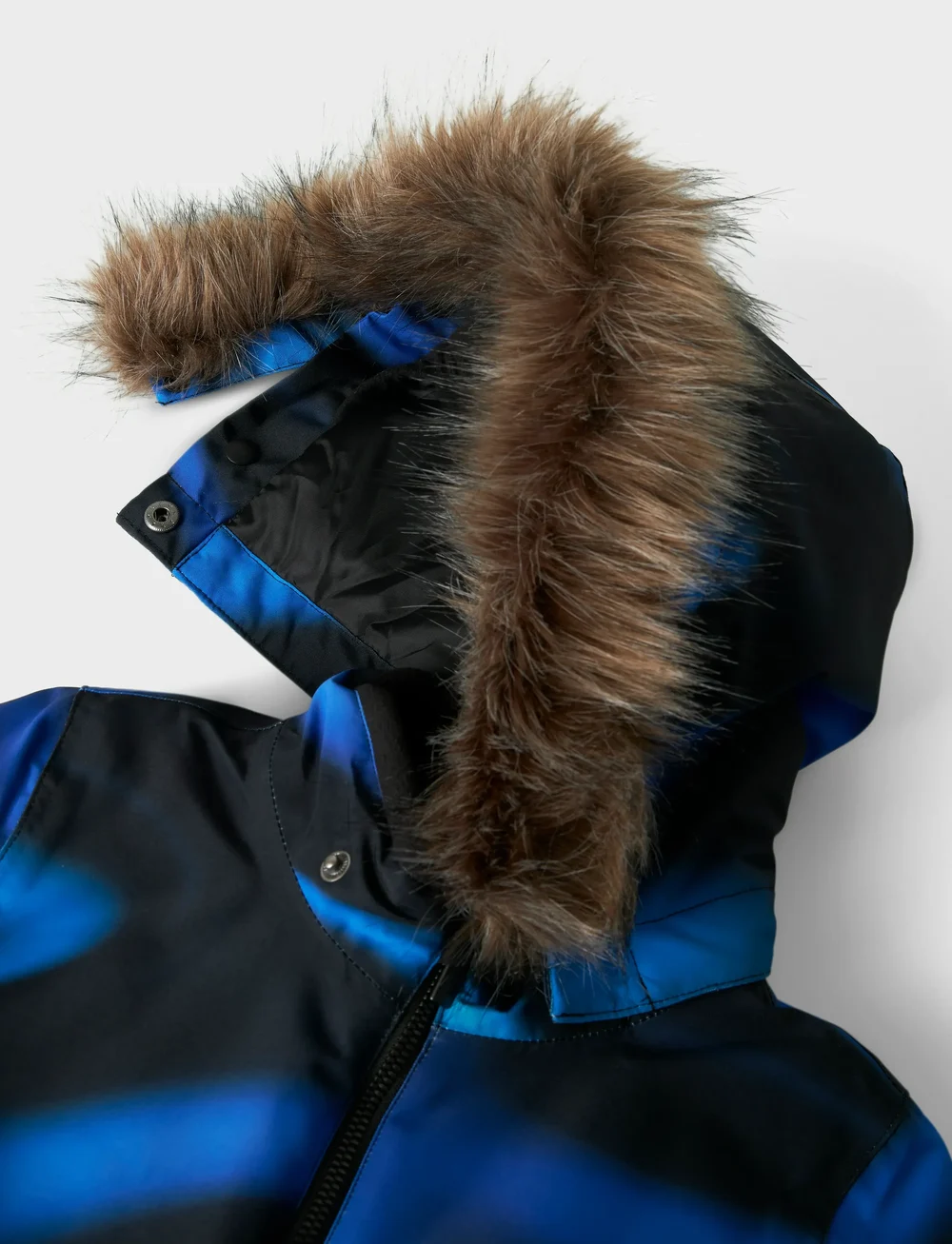 name it - NMMSNOW10 SUIT LINE AOP FO - schneeanzug - brilliant blue - 4