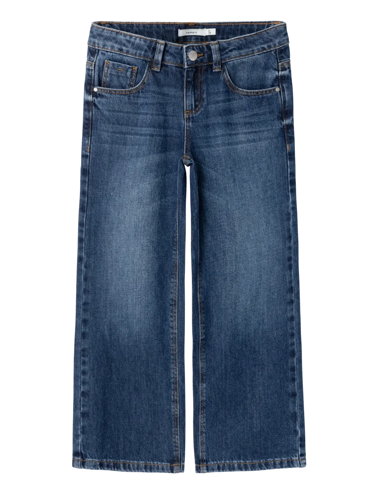 NKFROSE WIDE JEANS 5529-BE NOOS - DARK BLUE DENIM