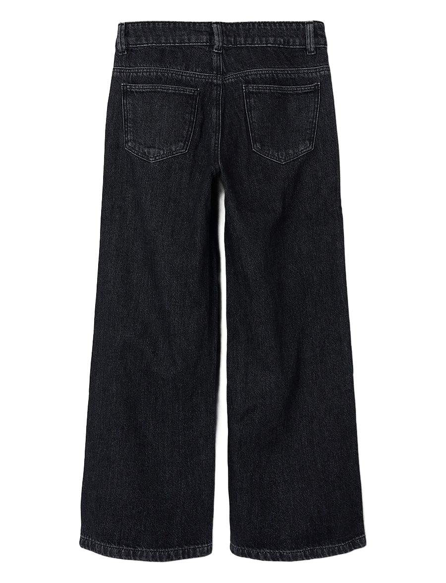 name it - NKFROSE WIDE JEANS 5529-BE NOOS - hosen mit weitem bein - dark grey denim - 2