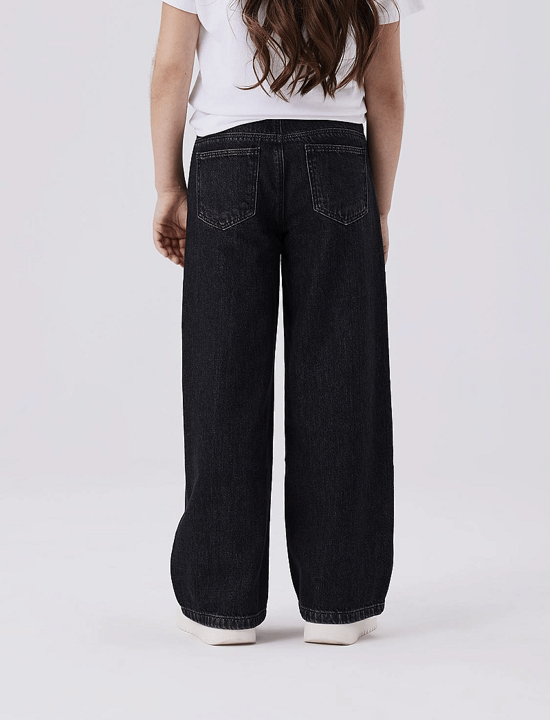 name it - NKFROSE WIDE JEANS 5529-BE NOOS - brede jeans - dark grey denim - 5