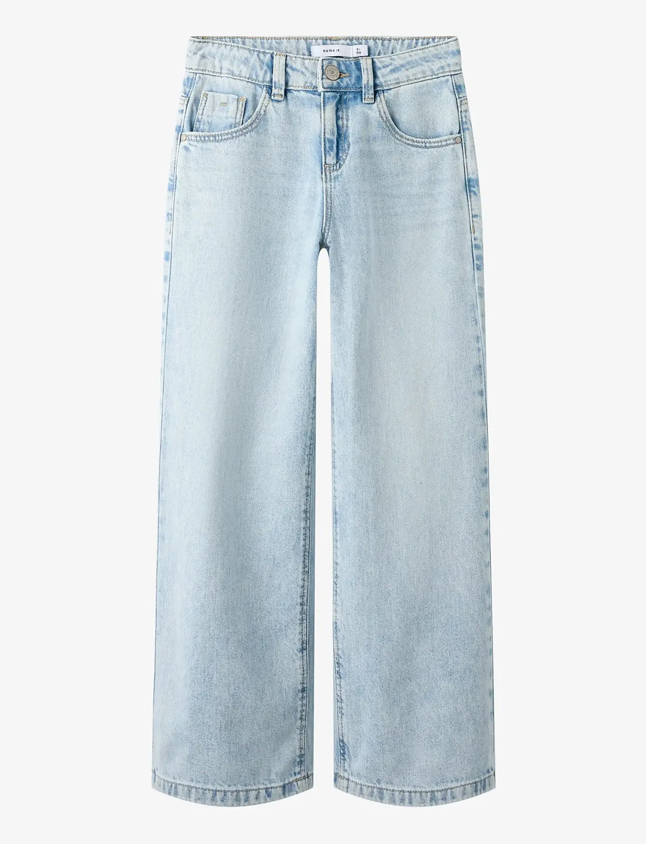 name it - NKFROSE WIDE JEANS 5529-BE NOOS - laia säärega teksad - light blue denim - 1