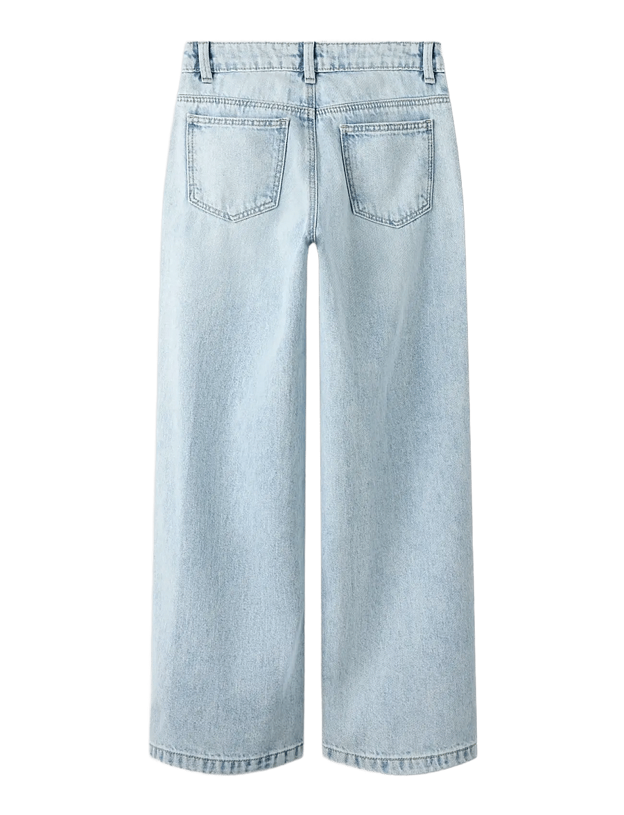 name it - NKFROSE WIDE JEANS 5529-BE NOOS - hosen mit weitem bein - light blue denim - 2