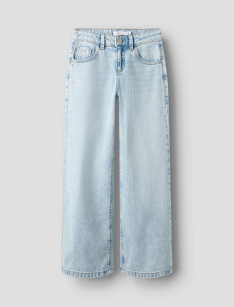 name it - NKFROSE WIDE JEANS 5529-BE NOOS - laia säärega teksad - light blue denim - 0
