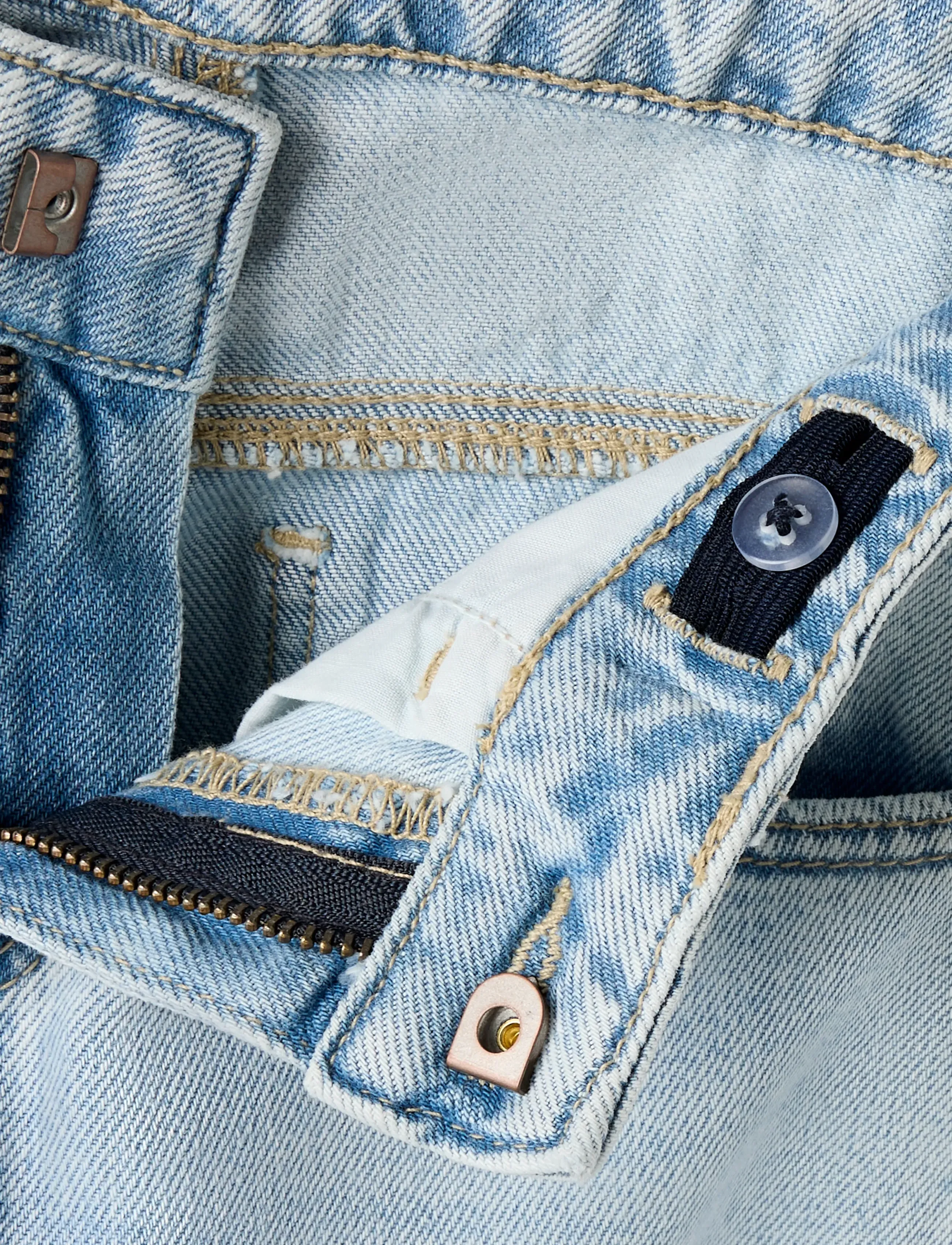 name it - NKFROSE WIDE JEANS 5529-BE NOOS - laia säärega teksad - light blue denim - 4