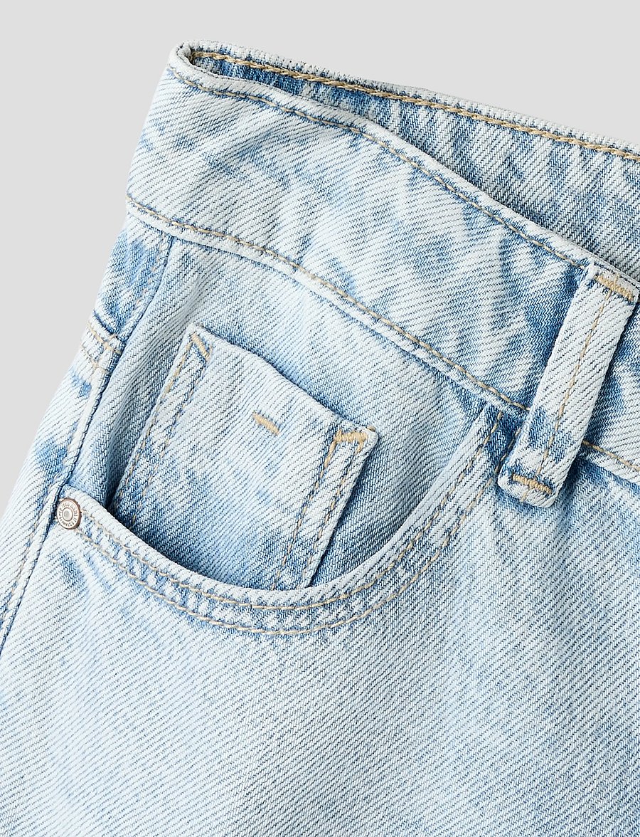 name it - NKFROSE WIDE JEANS 5529-BE NOOS - hosen mit weitem bein - light blue denim - 5
