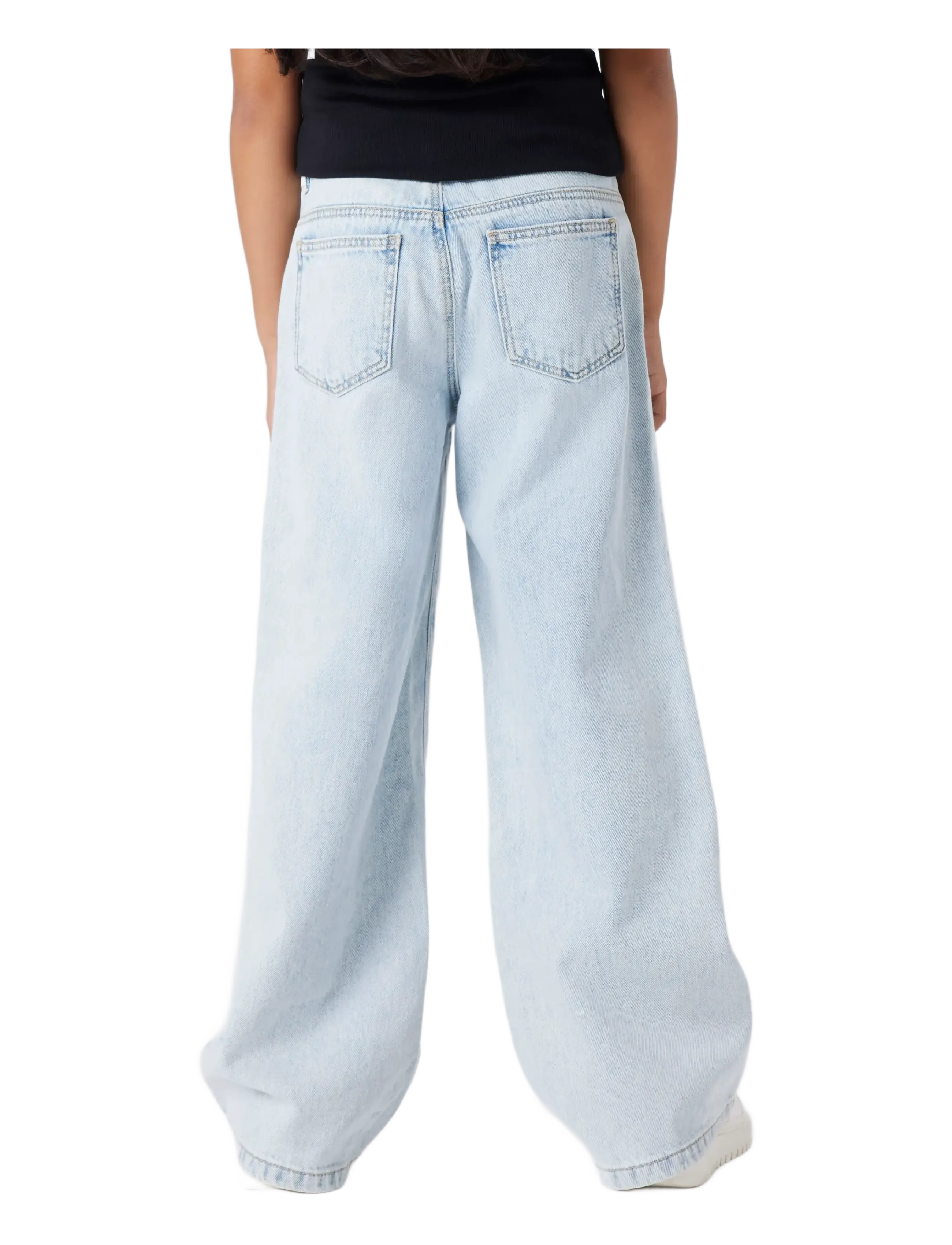 name it - NKFROSE WIDE JEANS 5529-BE NOOS - laia säärega teksad - light blue denim - 3