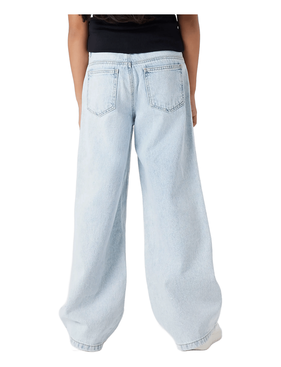 name it - NKFROSE WIDE JEANS 5529-BE NOOS - hosen mit weitem bein - light blue denim - 3