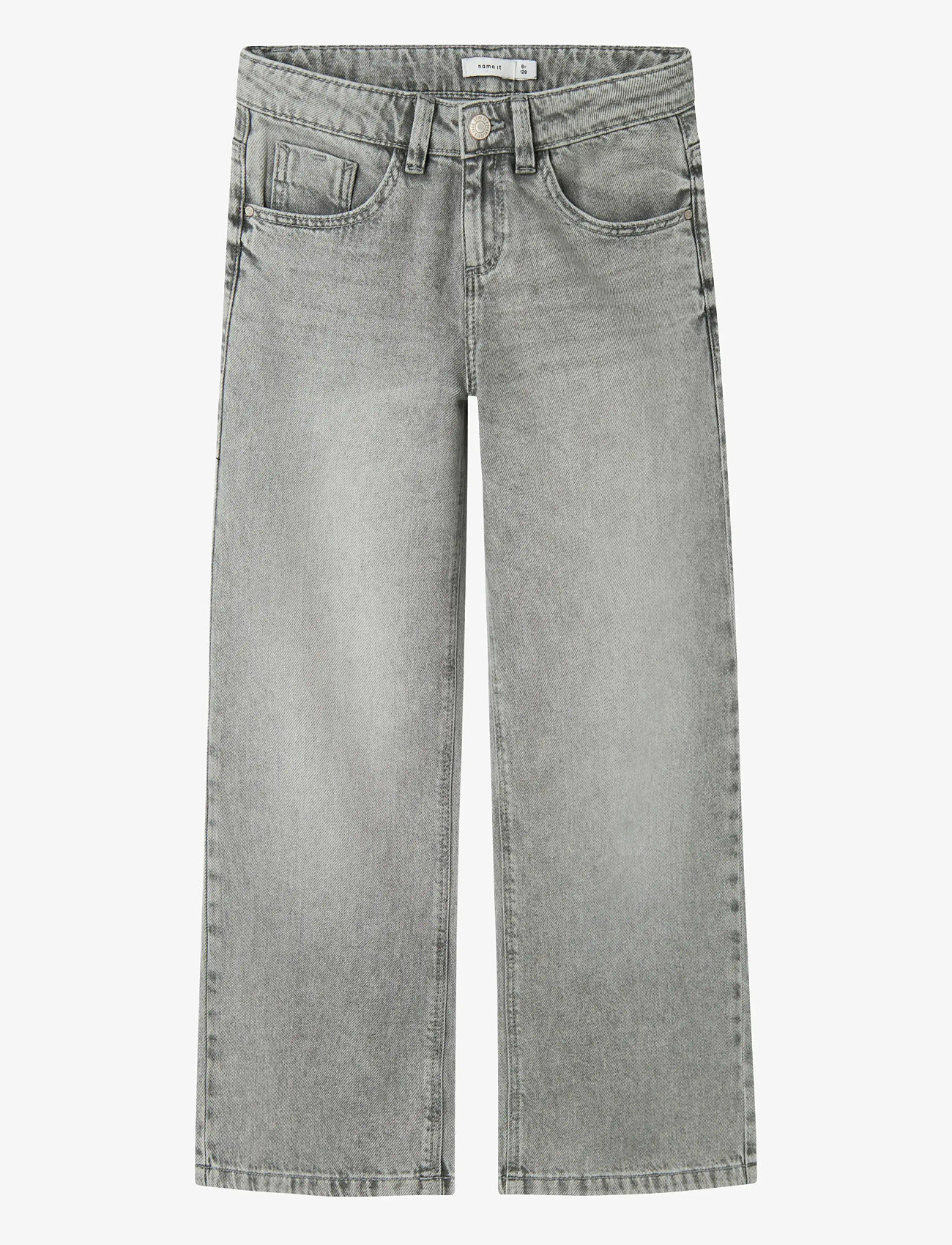 name it - NKFROSE WIDE JEANS 5529-BE NOOS - brede jeans - light grey denim - 1