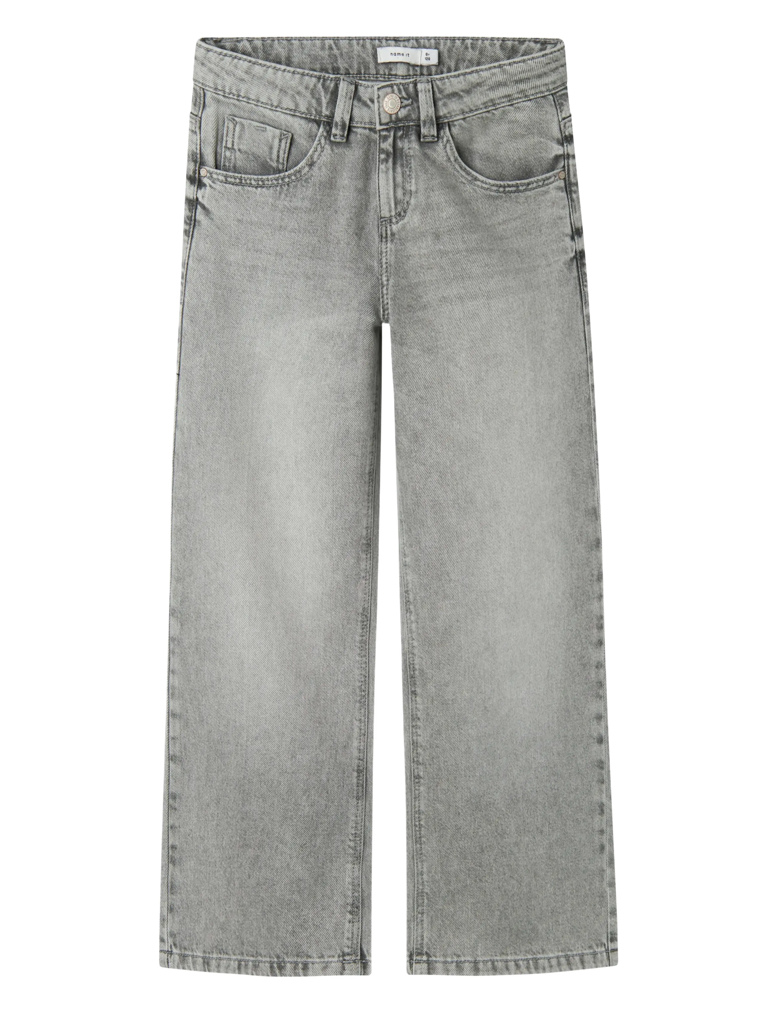 name it NKFROSE WIDE JEANS 5529-BE NOOS - Jeans - LIGHT GREY DENIM / grey