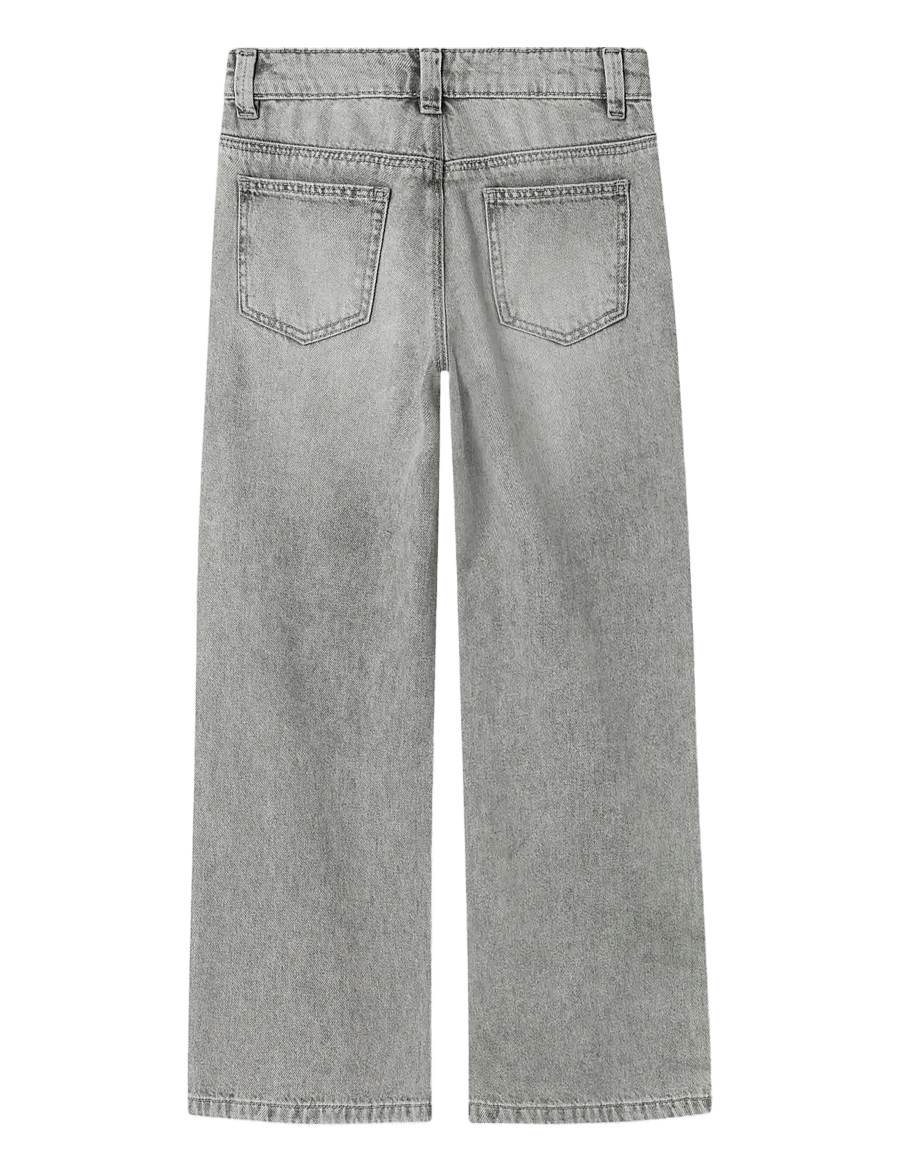 name it - NKFROSE WIDE JEANS 5529-BE NOOS - hosen mit weitem bein - light grey denim - 2