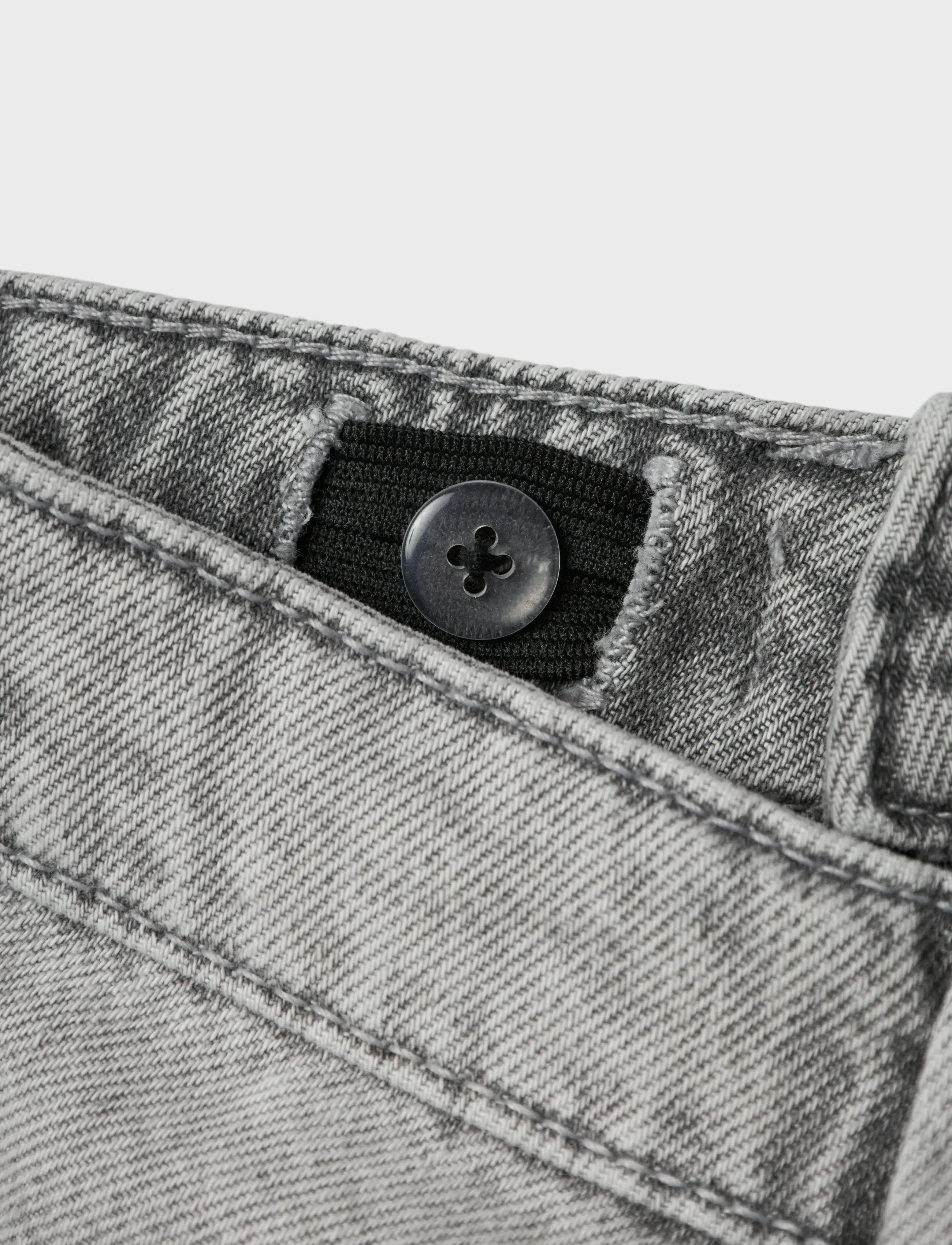 name it - NKFROSE WIDE JEANS 5529-BE NOOS - laia säärega teksad - light grey denim - 5