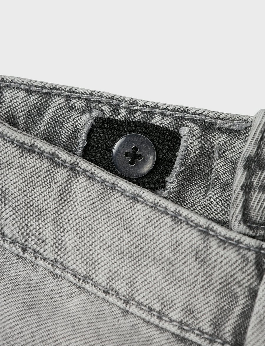 name it - NKFROSE WIDE JEANS 5529-BE NOOS - hosen mit weitem bein - light grey denim - 5