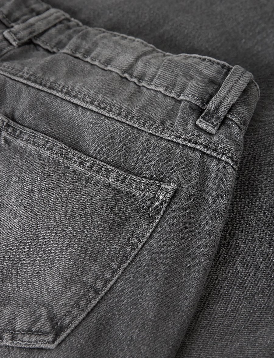name it - NKFROSE WIDE JEANS 5529-BE NOOS - platūs džinsai - medium grey denim - 4