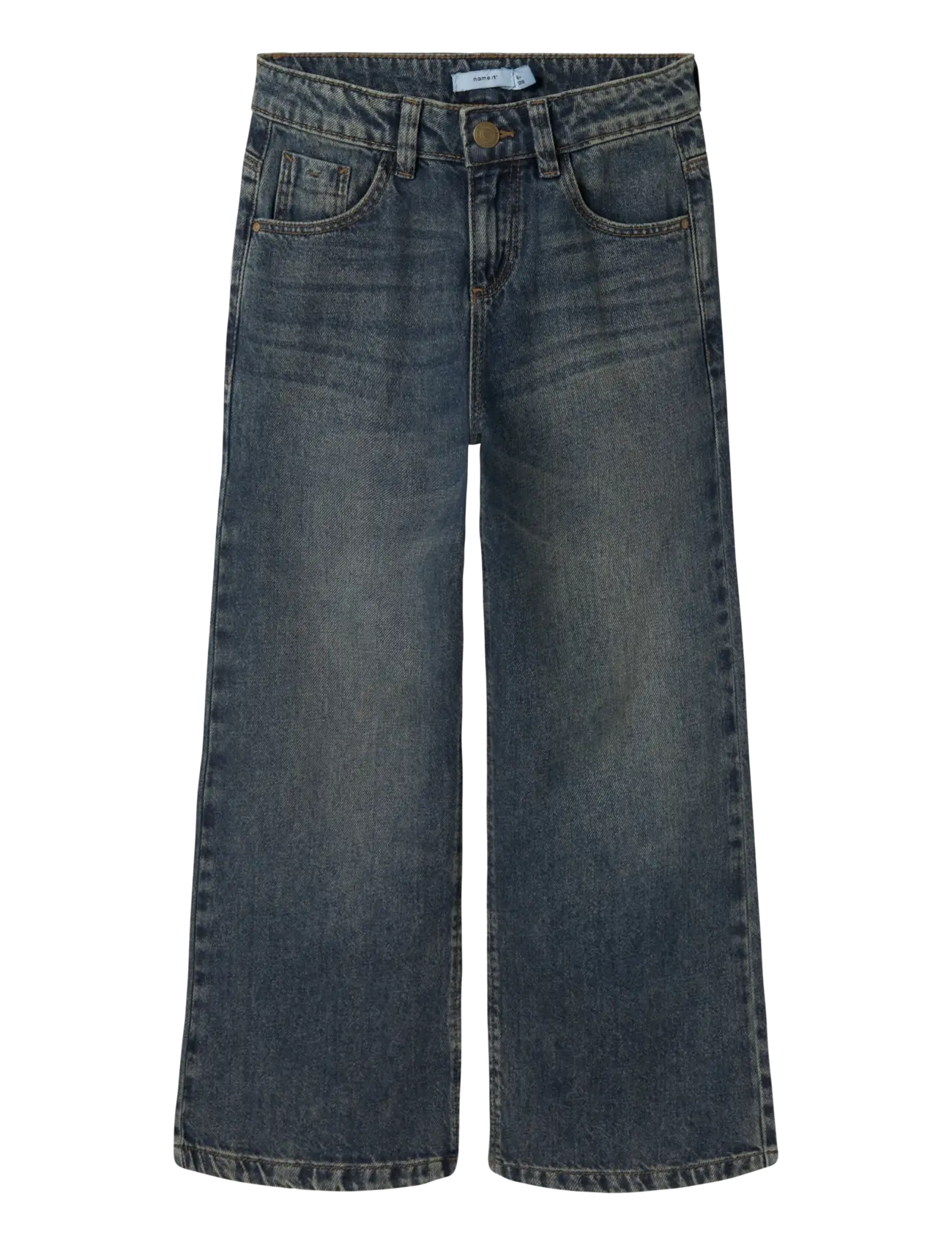 NKFROSE WIDE JEANS 5529-BE NOOS - VINTAGE DARK BLUE DENIM