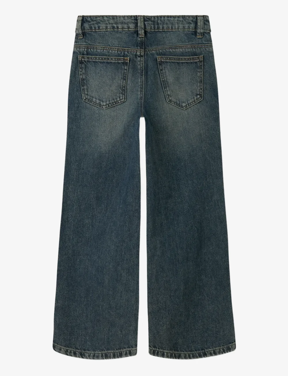 name it - NKFROSE WIDE JEANS 5529-BE NOOS - wide leg jeans - vintage dark blue denim - 2