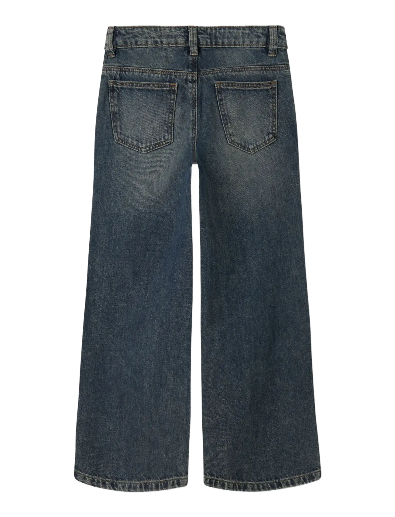 name it - NKFROSE WIDE JEANS 5529-BE NOOS - brede jeans - vintage dark blue denim - 2