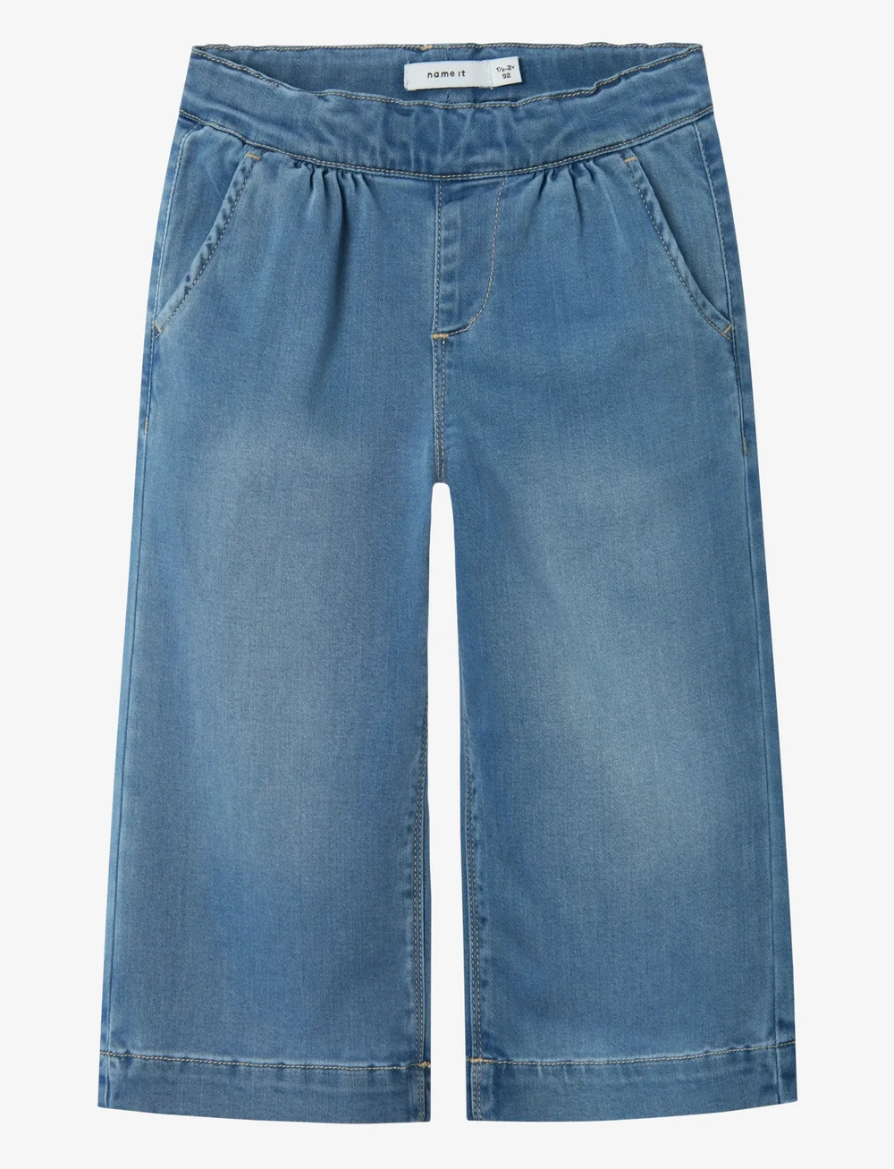 name it - NMFBELLA WIDE JEANS 6485-TO NOOS - leveälahkeiset farkut - medium blue denim - 1