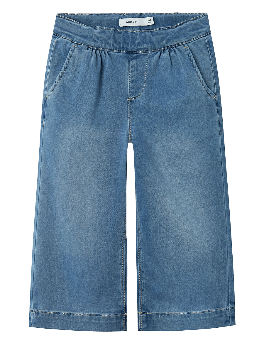 name it - NMFBELLA WIDE JEANS 6485-TO NOOS - brede jeans - medium blue denim - 1