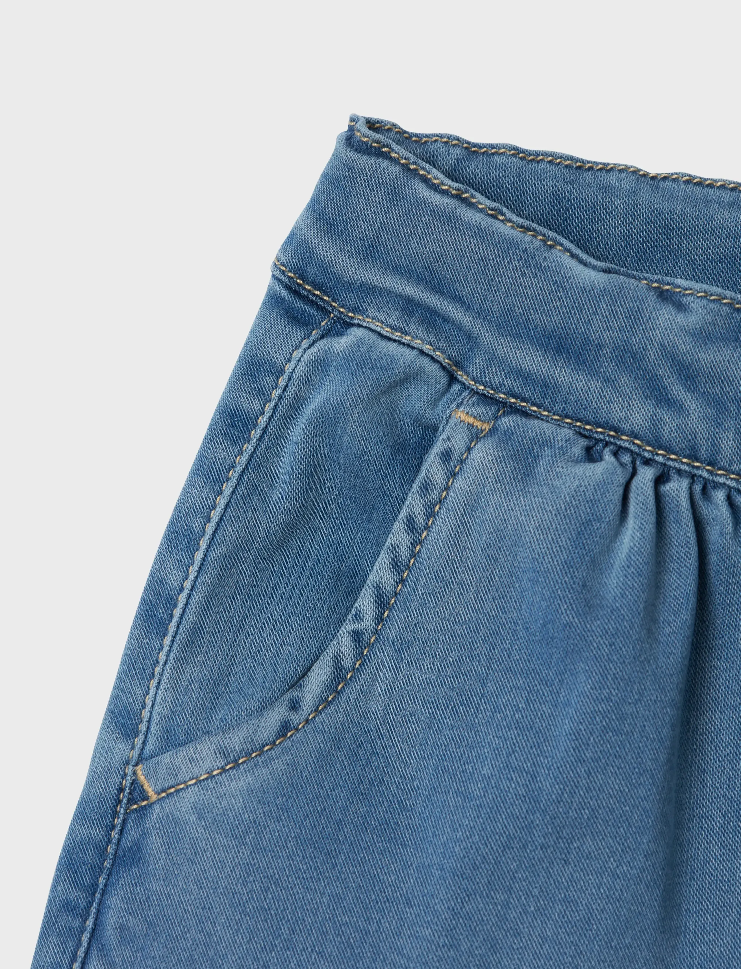 name it - NMFBELLA WIDE JEANS 6485-TO NOOS - džinsi ar platām starām - medium blue denim - 4
