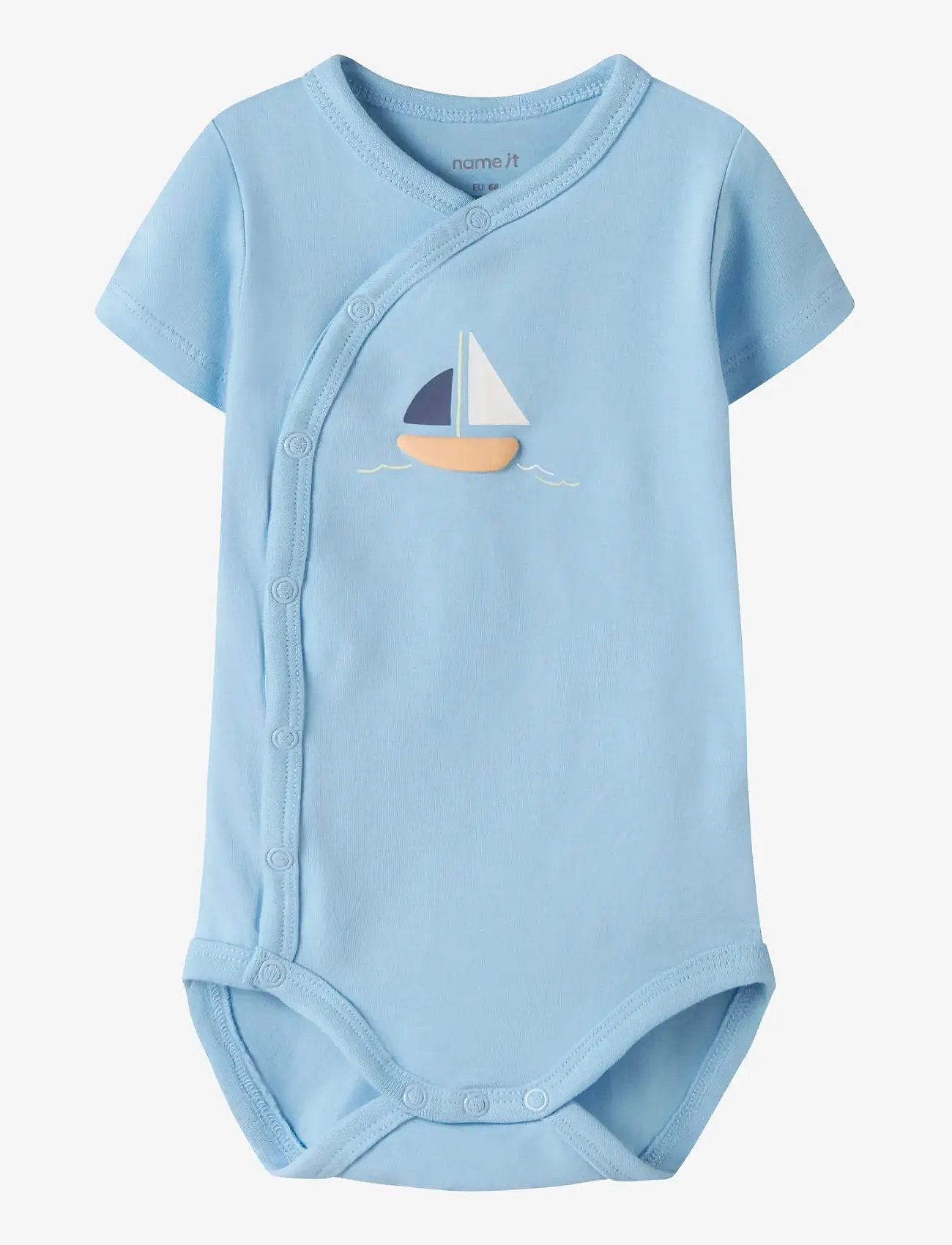 name it - NBMVACION SS WRAP BODY - wrap bodies - airy blue - 1