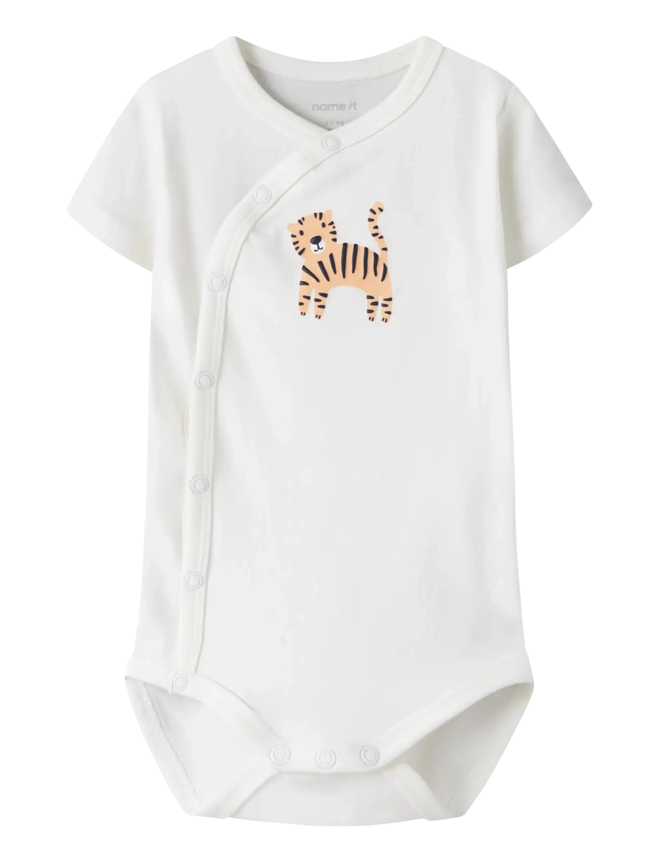 name it - NBMVACION SS WRAP BODY - short-sleeved bodies - cloud dancer - 1