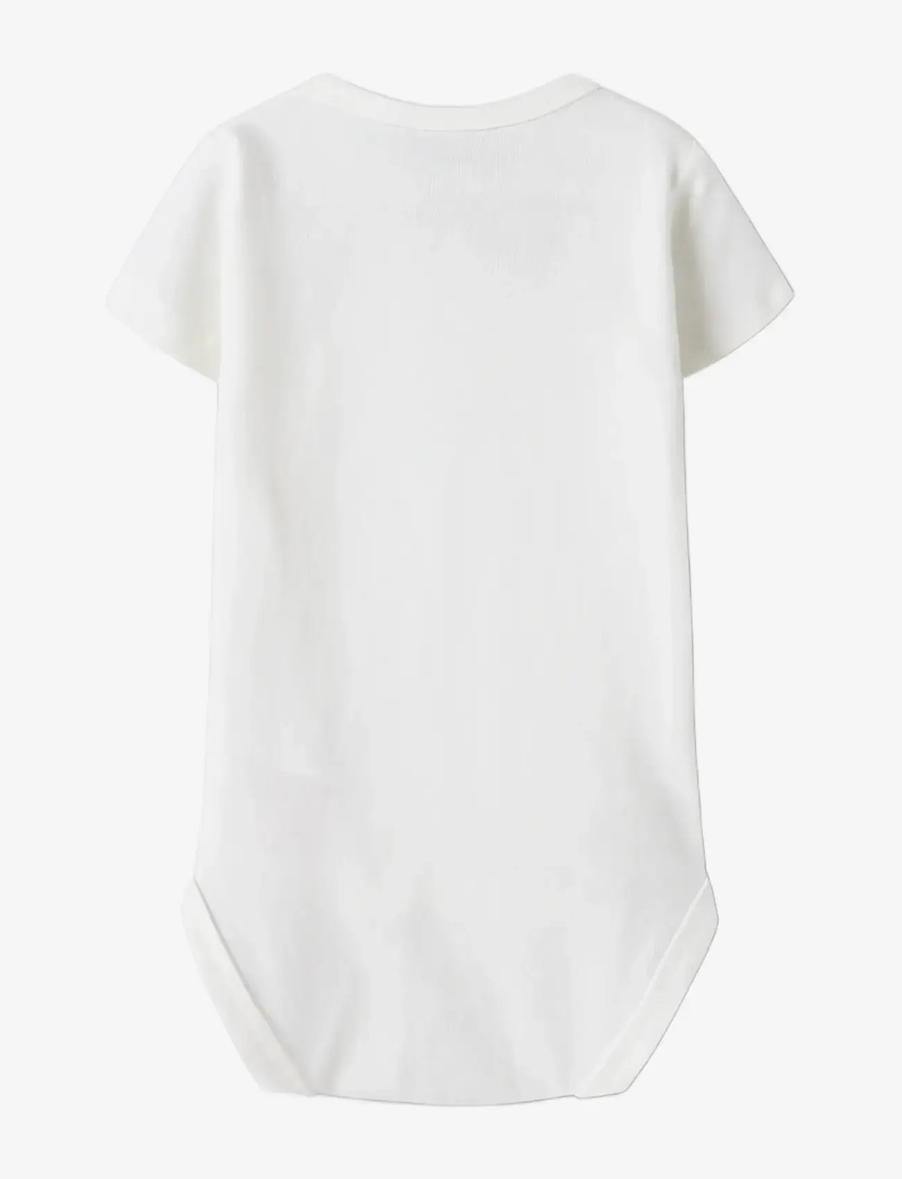 name it - NBMVACION SS WRAP BODY - kortærmede bodyer - cloud dancer - 2