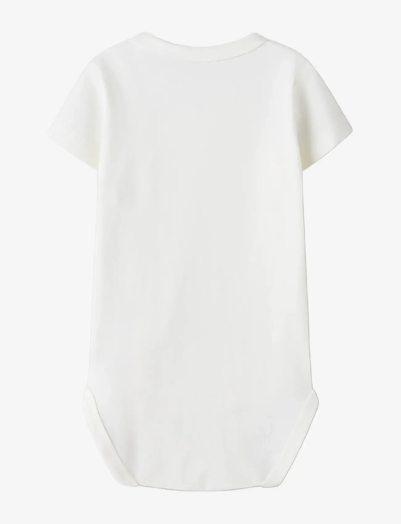name it - NBFVUBIE SS WRAP BODY - kortärmade bodysuits - cloud dancer - 2
