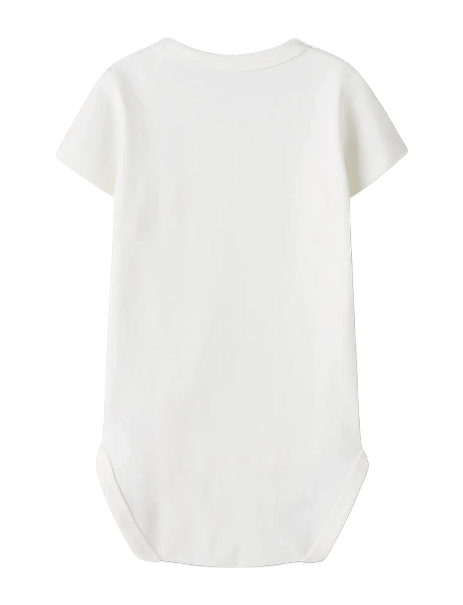 name it - NBFVUBIE SS WRAP BODY - kurzärmelig - cloud dancer - 2