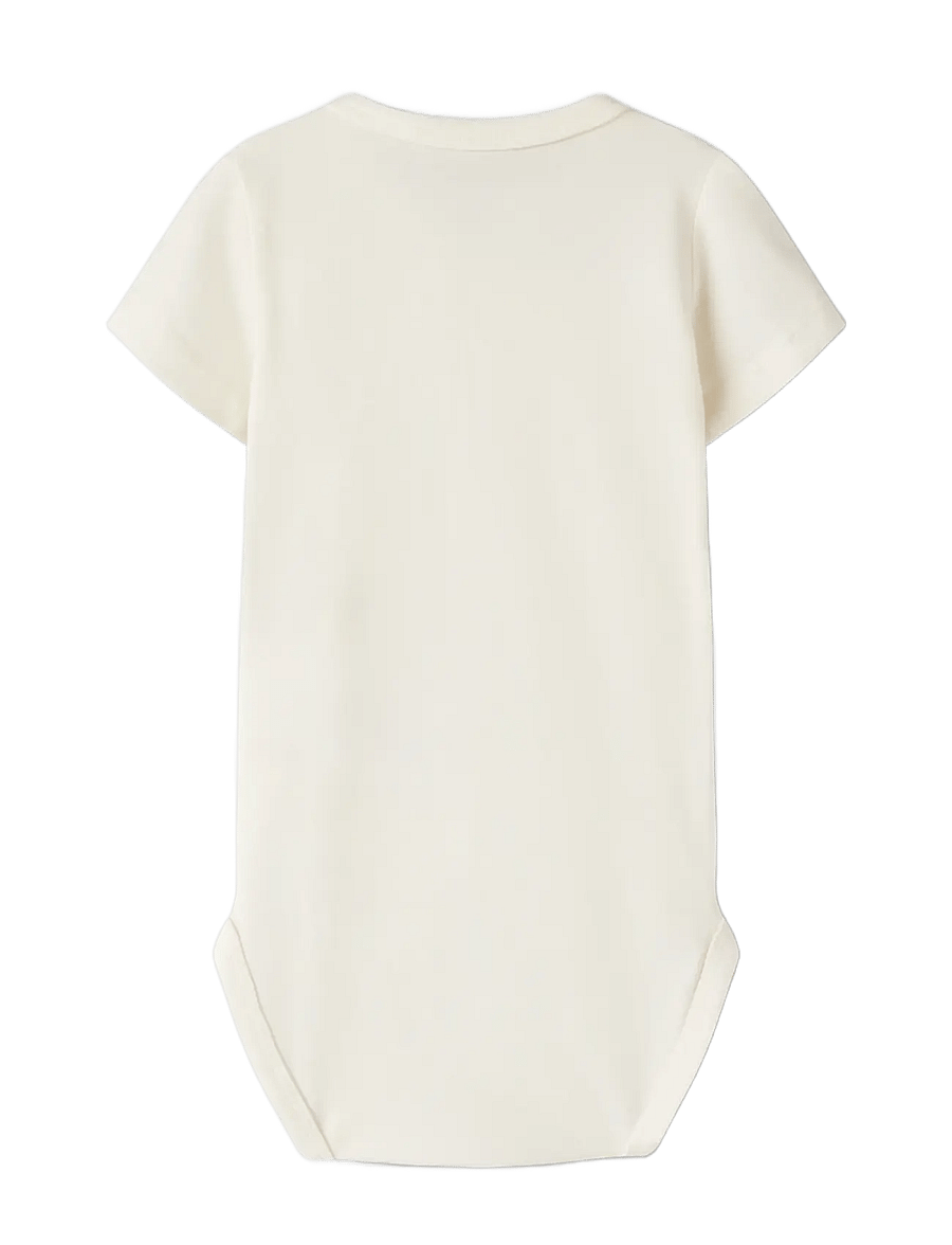 name it - NBFVUBIE SS WRAP BODY - kurzärmelig - cloud dancer - 1