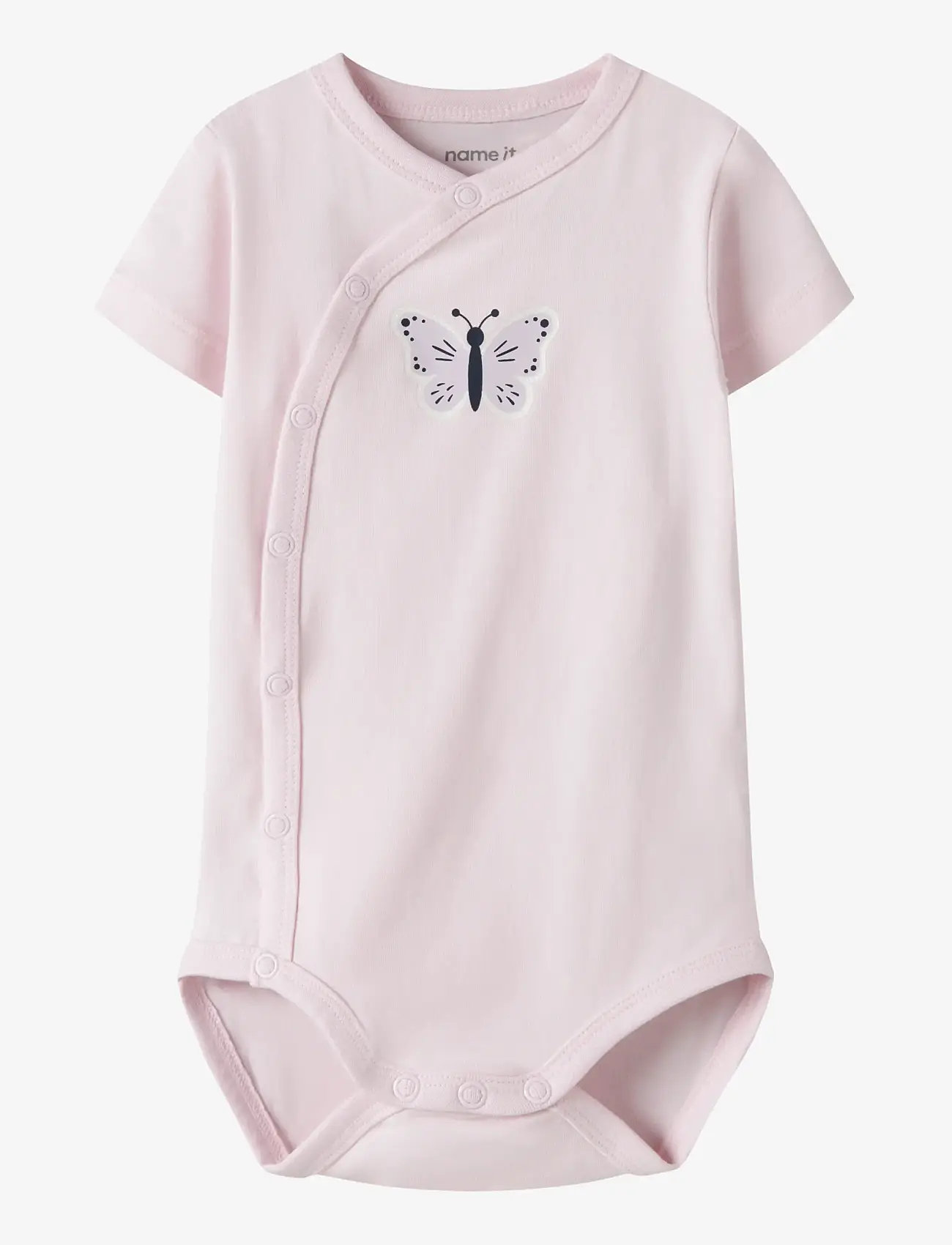 name it - NBFVUBIE SS WRAP BODY - short-sleeved - cradle pink - 1
