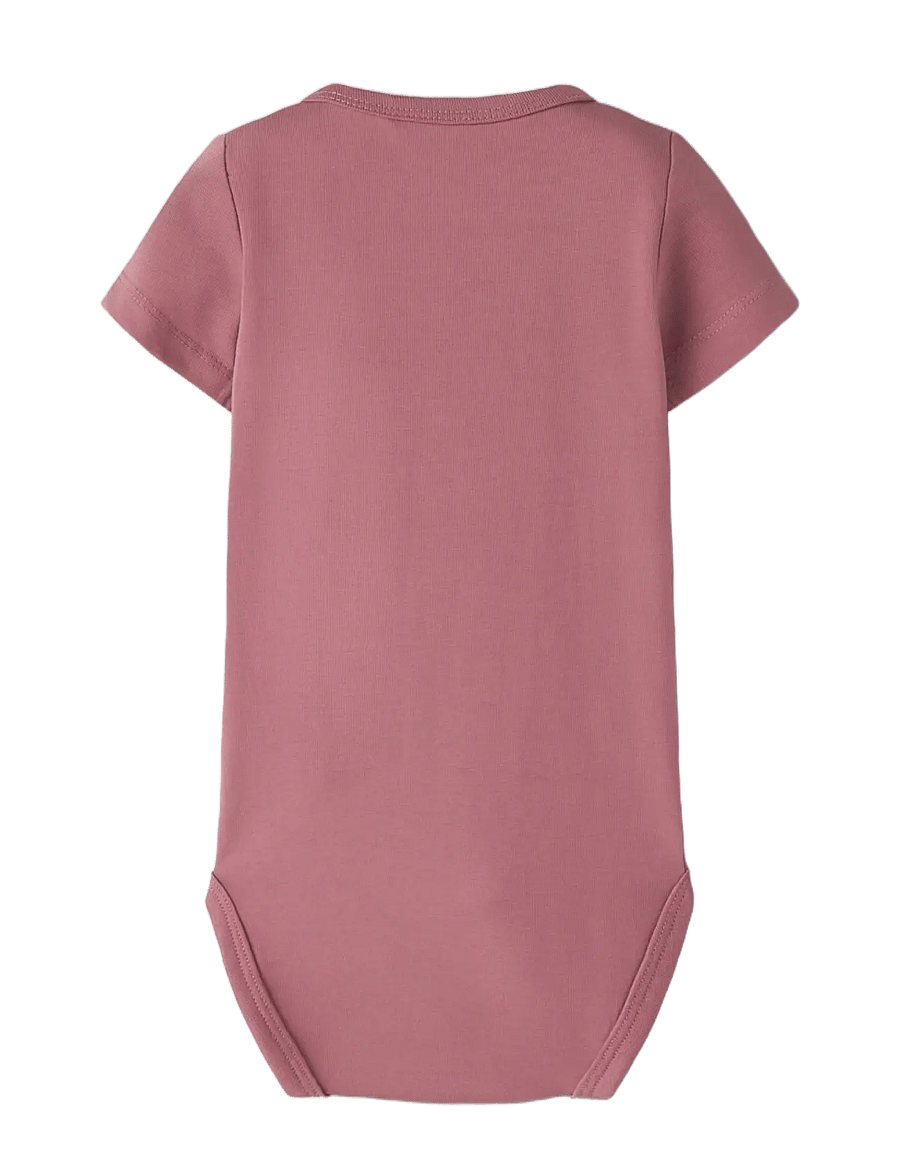 name it - NBFVUBIE SS WRAP BODY - lühikeste varrukatega - mesa rose - 1