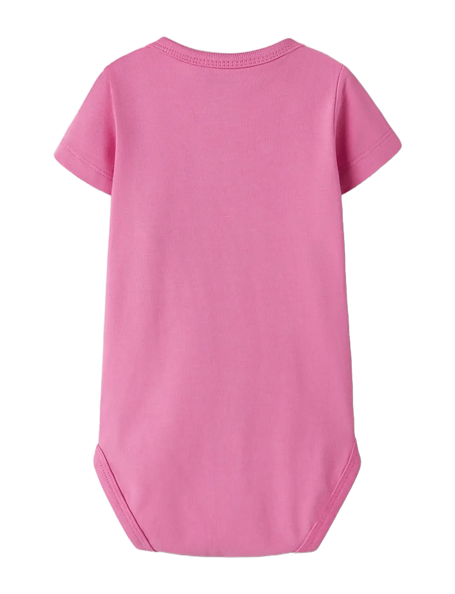 name it - NBFVUBIE SS WRAP BODY - kortærmede heldragter - strawberry moon - 2