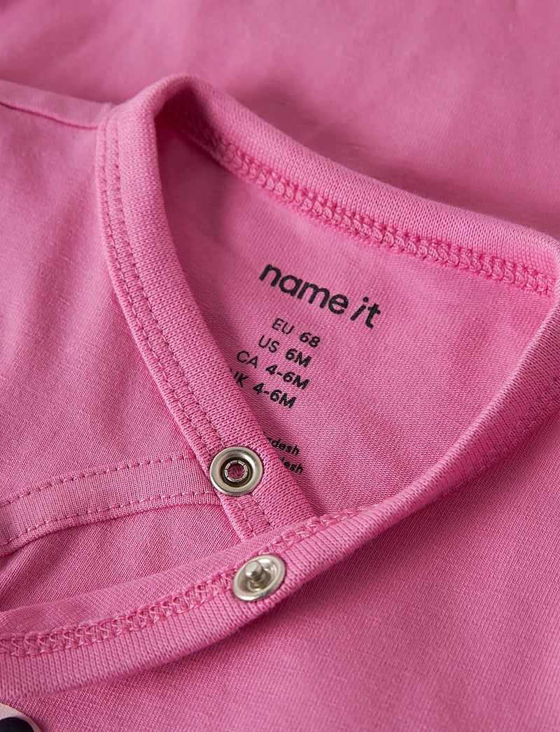 name it - NBFVUBIE SS WRAP BODY - kortærmede heldragter - strawberry moon - 3