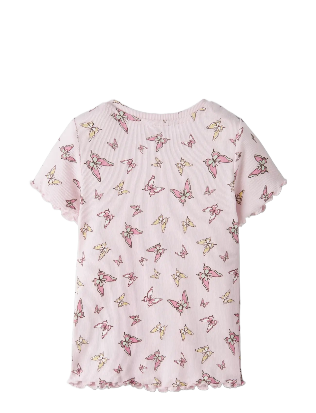name it - NMFVEMMA AOP SS SLIM TOP - short-sleeved t-shirts - cradle pink - 1