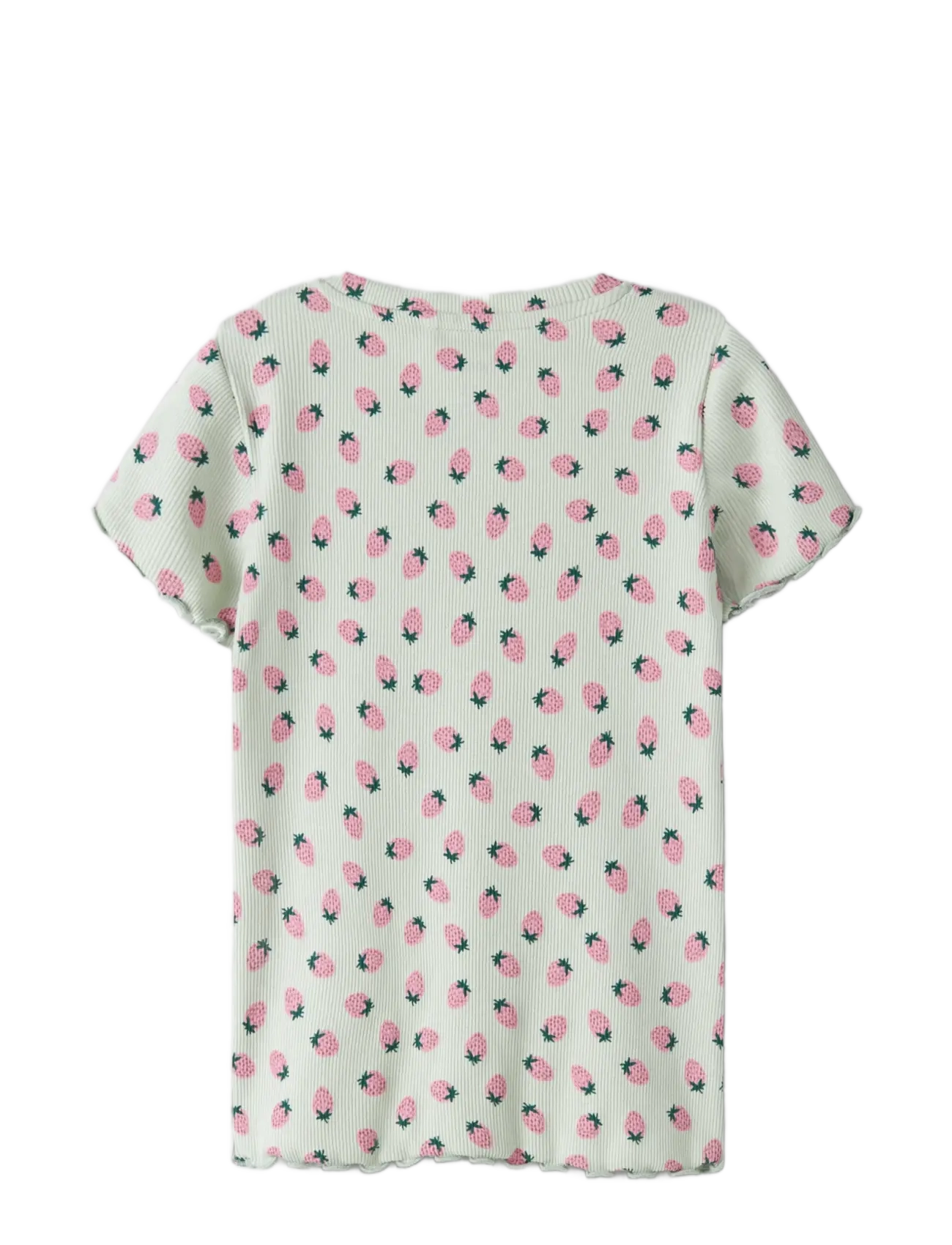 name it - NMFVEMMA AOP SS SLIM TOP - kortærmede t-shirts - pale aqua - 1