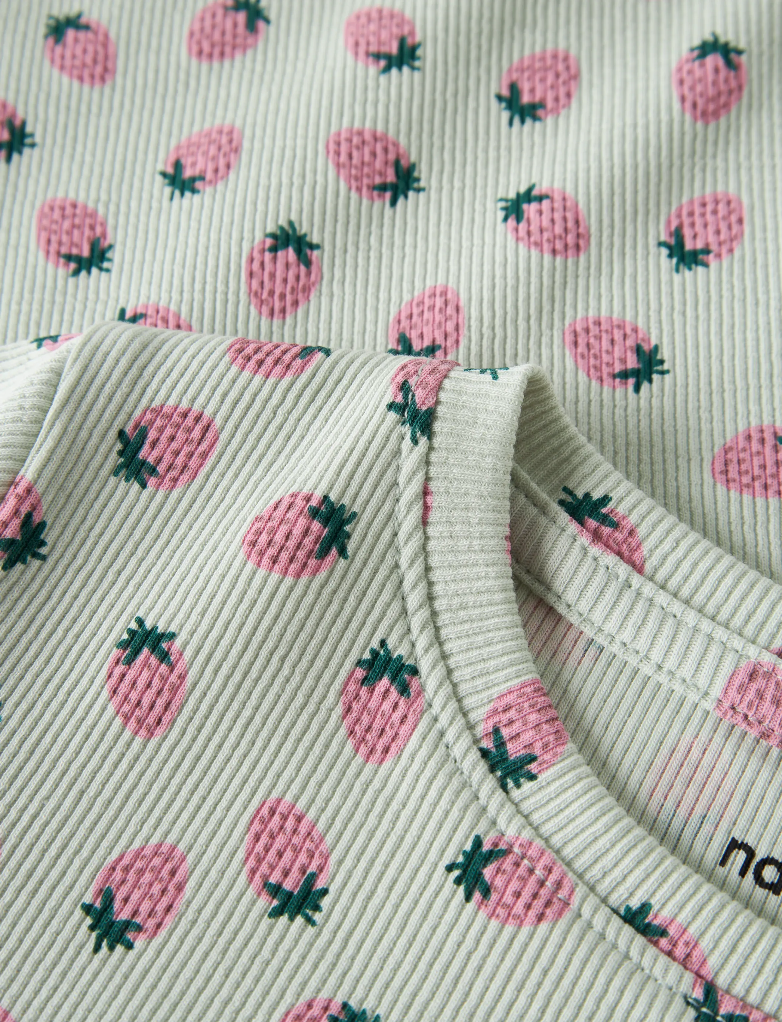 name it - NMFVEMMA AOP SS SLIM TOP - kortærmede t-shirts - pale aqua - 2