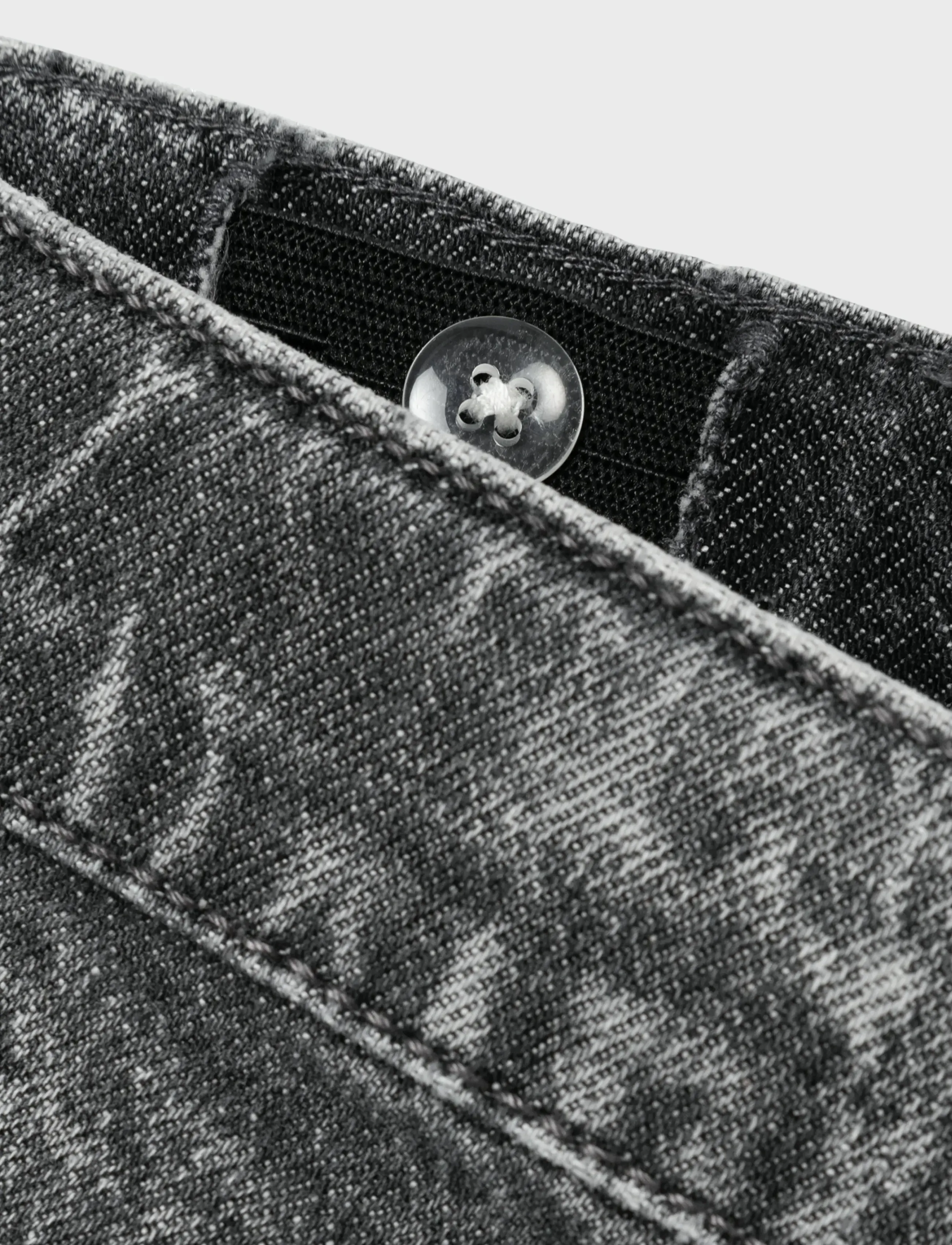name it - NKFROSE WIDE JEANS 9417-TK NOOS - tavalised teksad - dark grey denim - 4