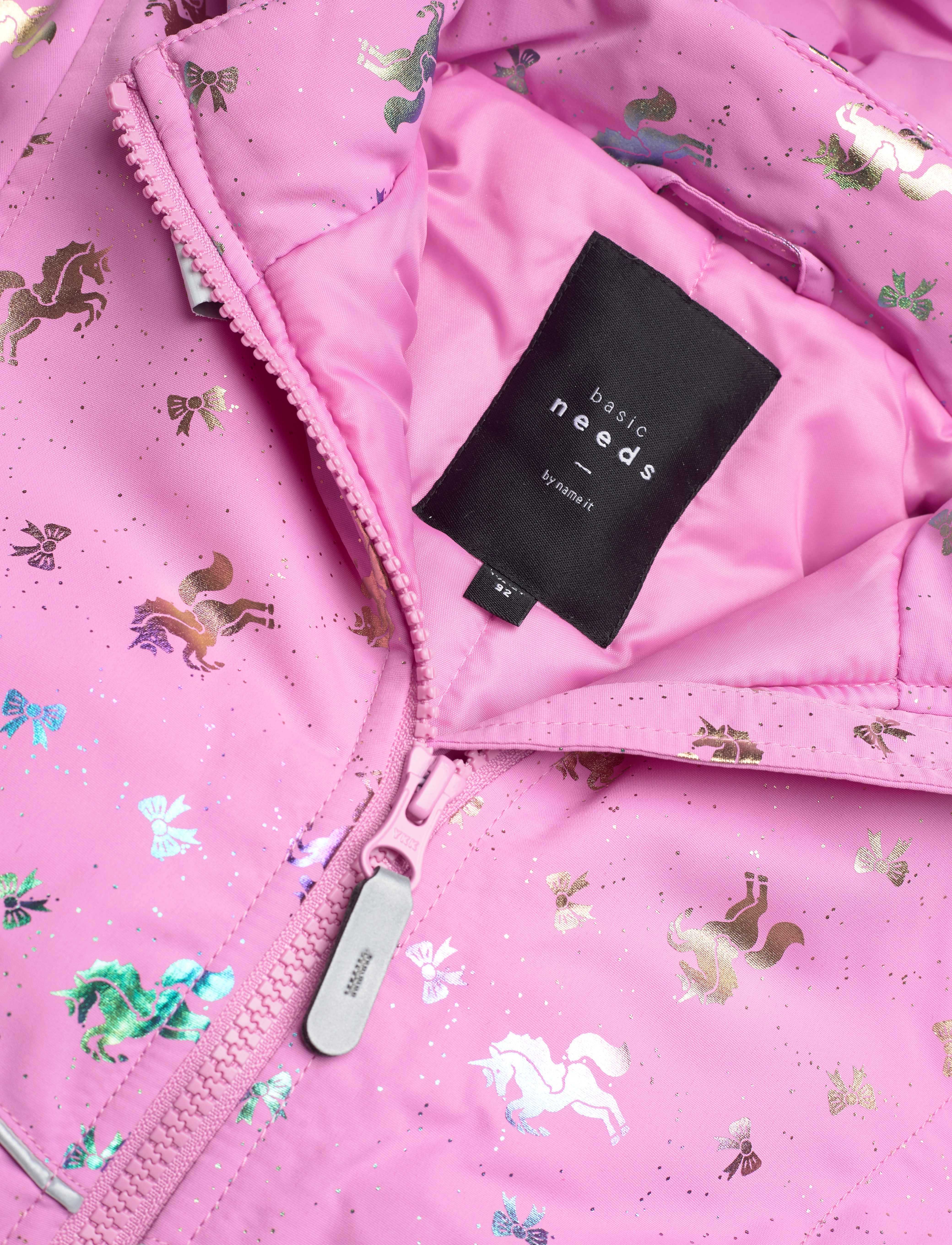 name it - NMFMAXI JACKET FOIL NOOS - laveste priser - moonlite mauve - 2
