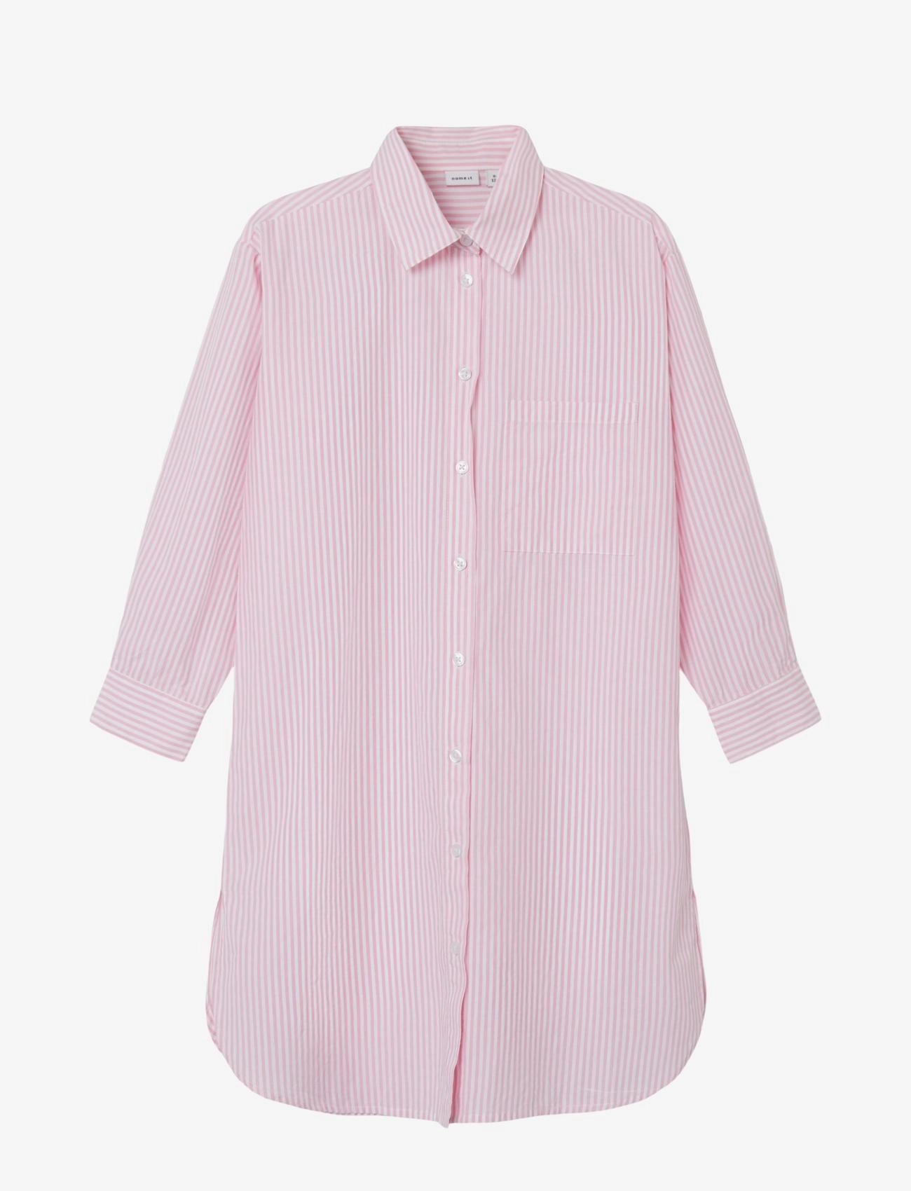 name it - NKFODA LS SHIRTDRESS - orchid smoke - 1